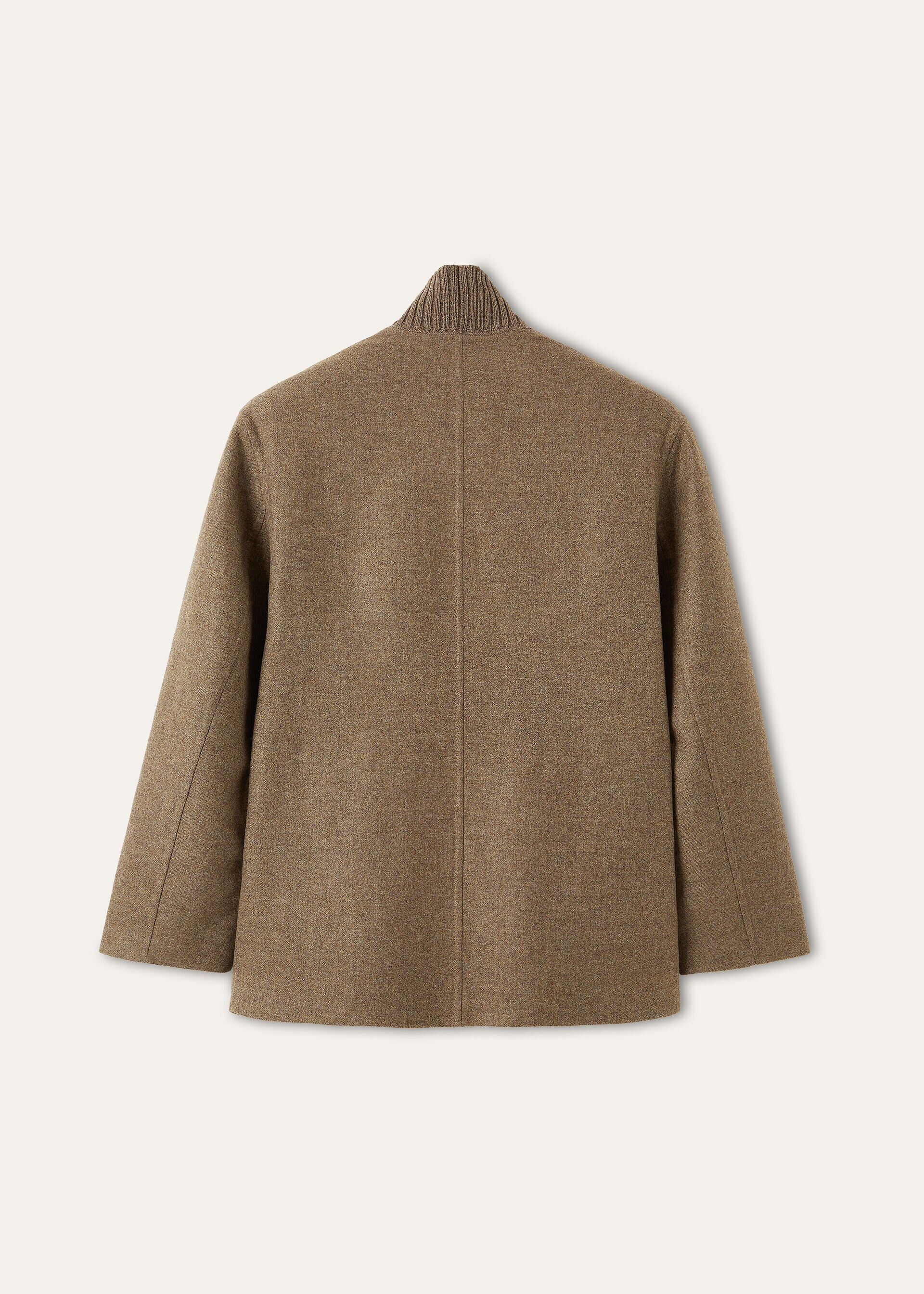 Loro Piana os11x0426 FAQ9271 Corey Caban Jacket in Tundra Size M / US 6-8 / IT 42-44 - 2 Thumbnail
