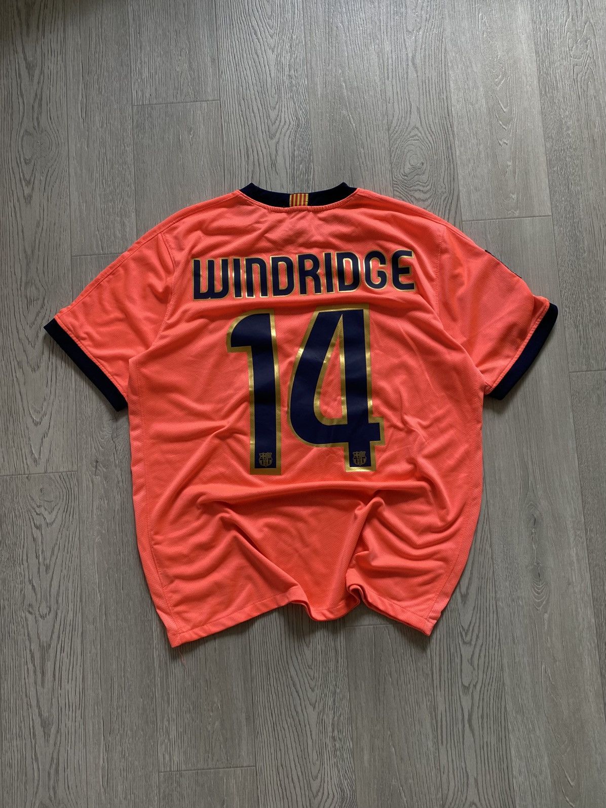 Nike Vintage Nike F.C Barselona #14 WINDRIDGE Soccer Jersey Y2k M Size US M / EU 48-50 / 2 - 10 Thumbnail
