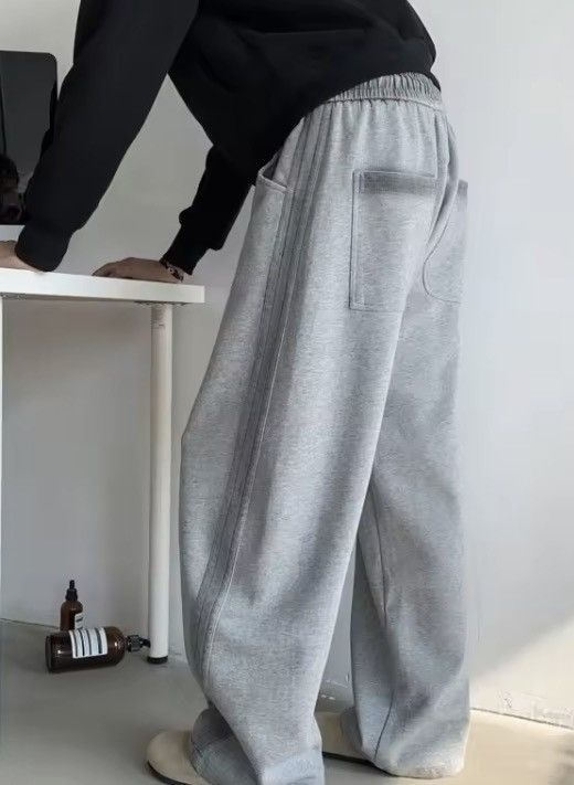Japanese Brand ULTRA BAGGY WIDE-LEG SWEATPANTS (Y2K STREETWEAR) Size US 30 / EU 46 - 3 Thumbnail