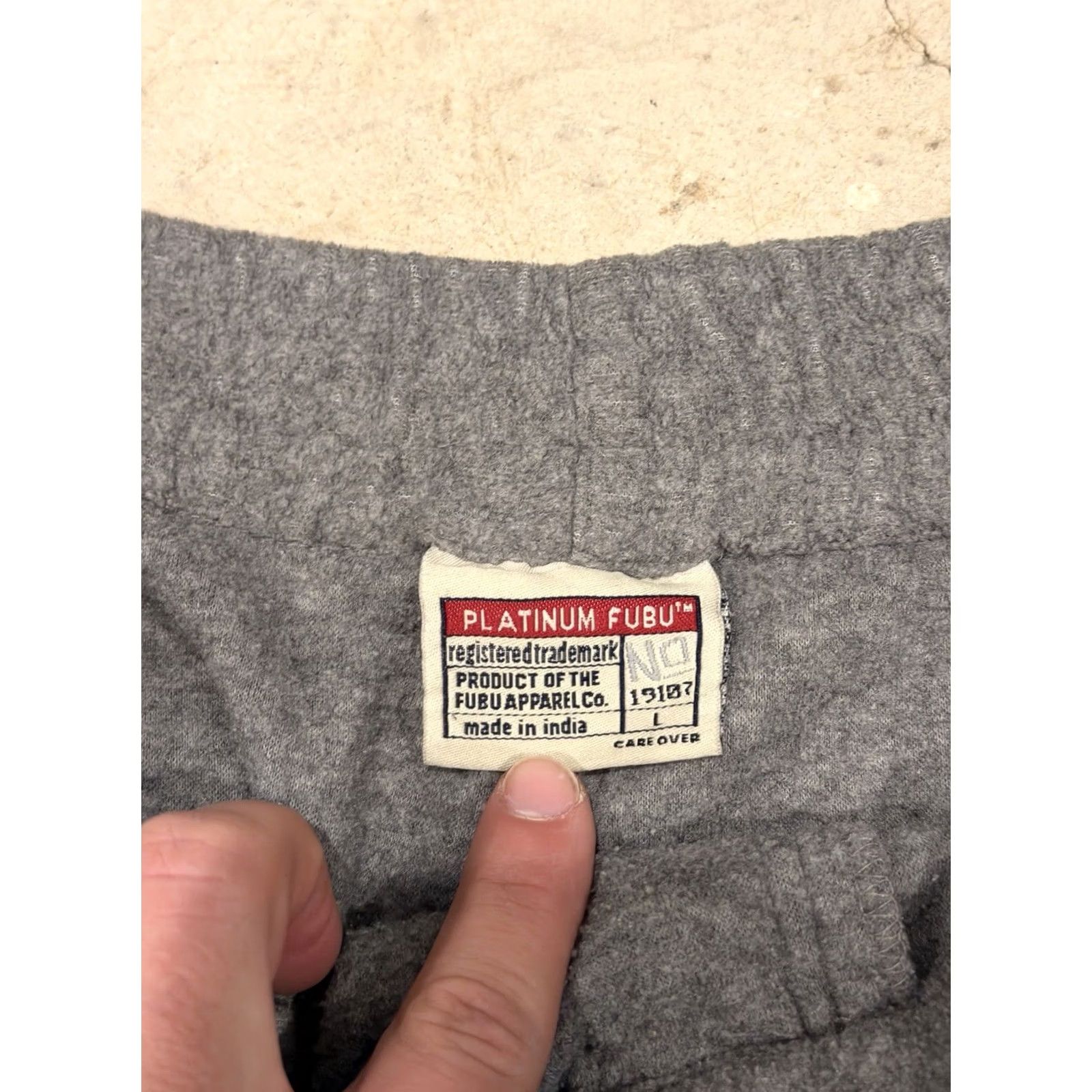 Fubu VINTAGE FUBU Platinum Joggers Sweatpants Gray L Mens Fat Albert Embroidered Y2k Sweatpants Wide-Leg Casual Party/Cocktail Travel 90s Hip Hop Mens Size US 33 - 4 Thumbnail