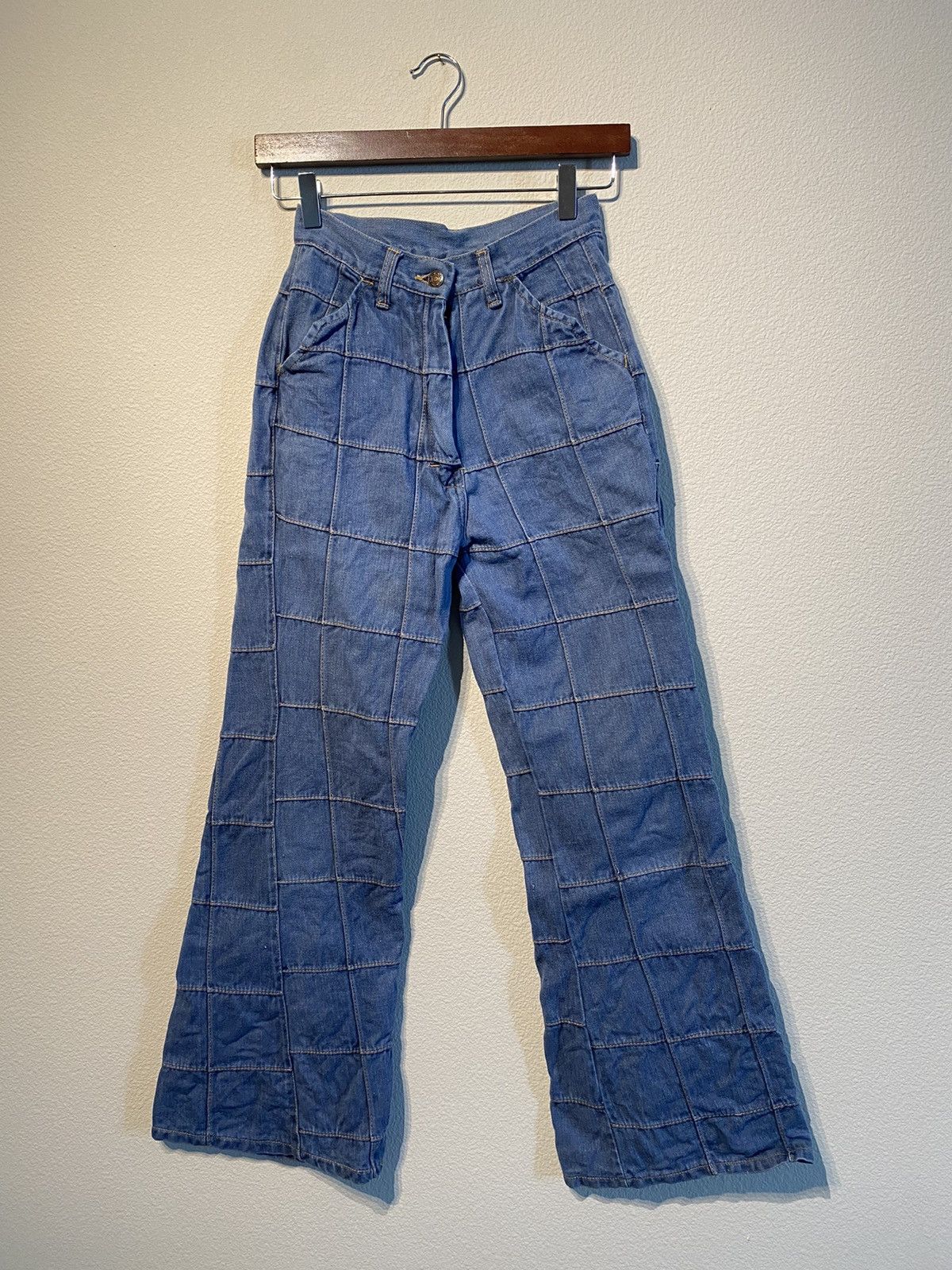 Other 1970s Longstreet industries windowpane flare women’s jeans Size 25" / US 0 / IT 36 - 1 Thumbnail