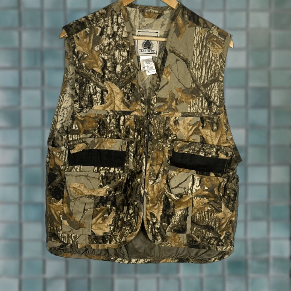Vintage Northwest Territory Vest Men’s M Camo Hunting Zip Hunting Utility Vest Size US M / EU 48-50 / 2 - 1 Thumbnail