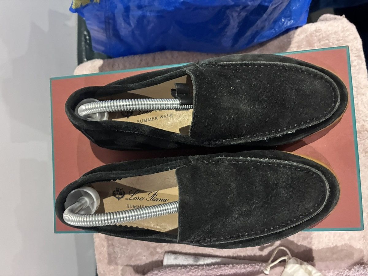 Loro Piana Loro piana black summer walk uk 6 eu 40 Size US 7 / EU 40 - 3 Thumbnail