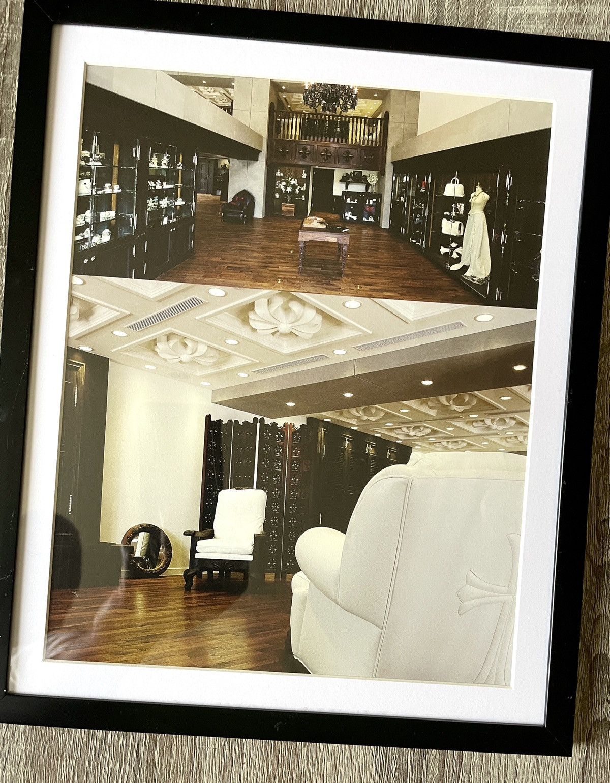 Chrome Hearts × Vintage Chrome Hearts showroom 9x11 magazine cutout poster framed Size ONE SIZE - 2 Thumbnail