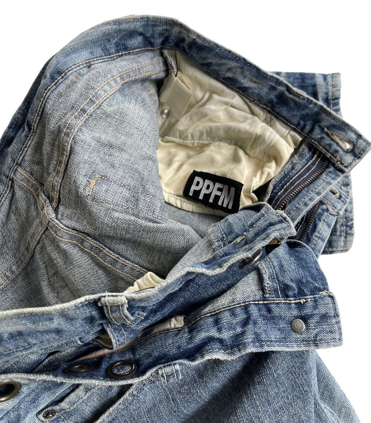 PPFM PPFM Double Waist Denim Size US 31 - 12 Thumbnail