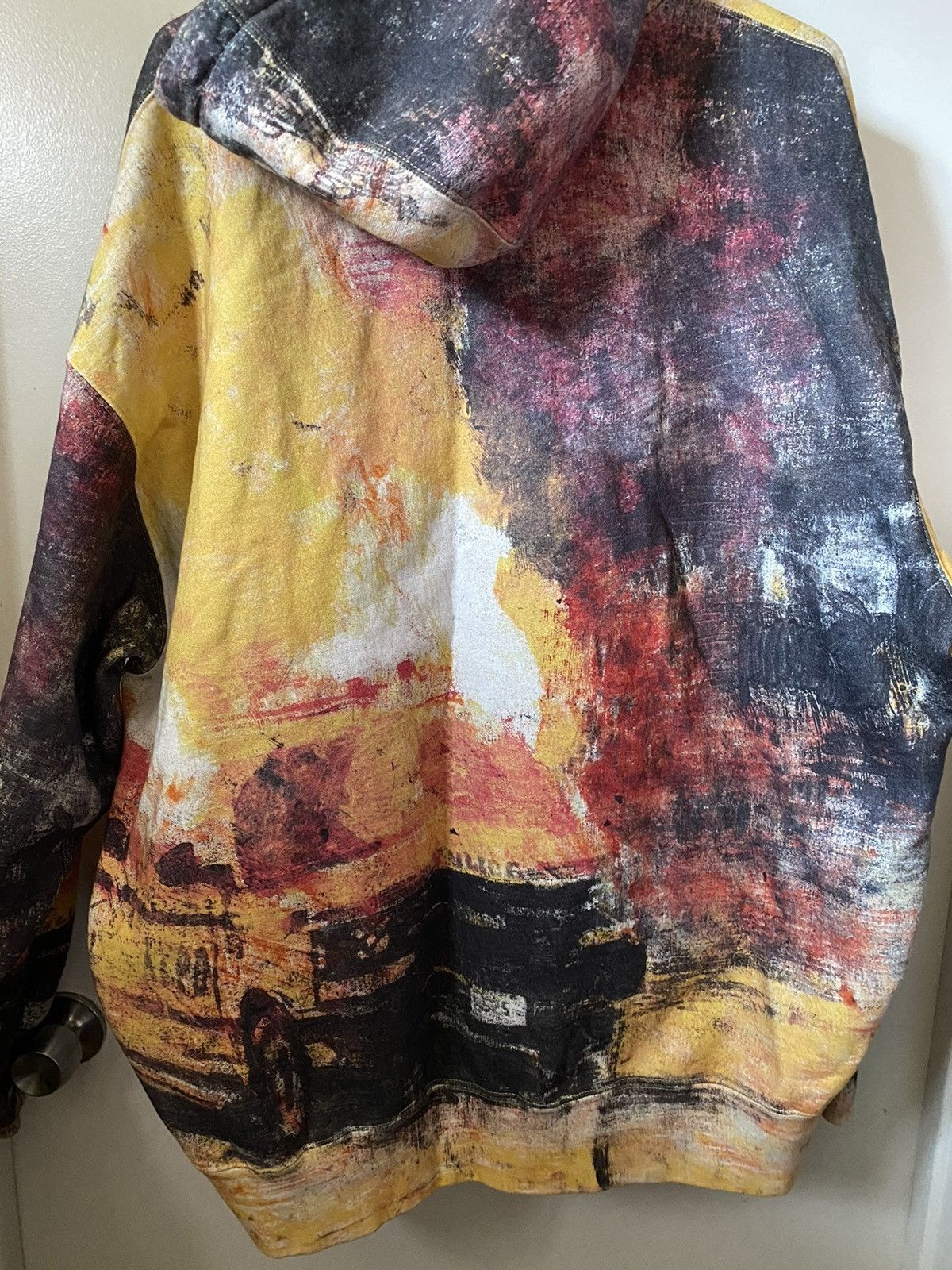 Supreme Fire Zip Up Hooded Sweatshirt
