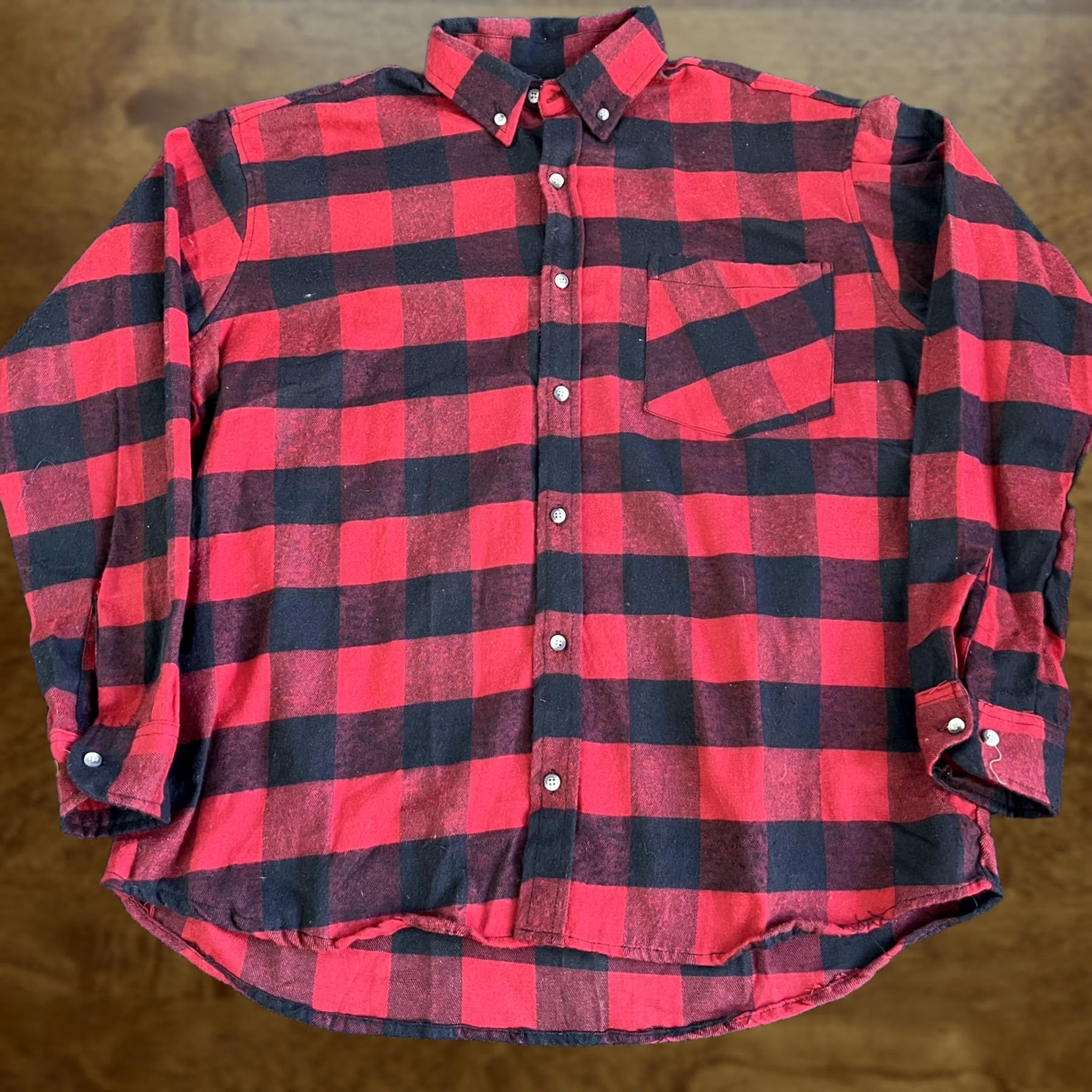 Vintage Stillwater Supply Co Shirt Mens L Red Plaid Flannel Long Sleeve Button-Up Size US L / EU 52-54 / 3 - 1 Thumbnail