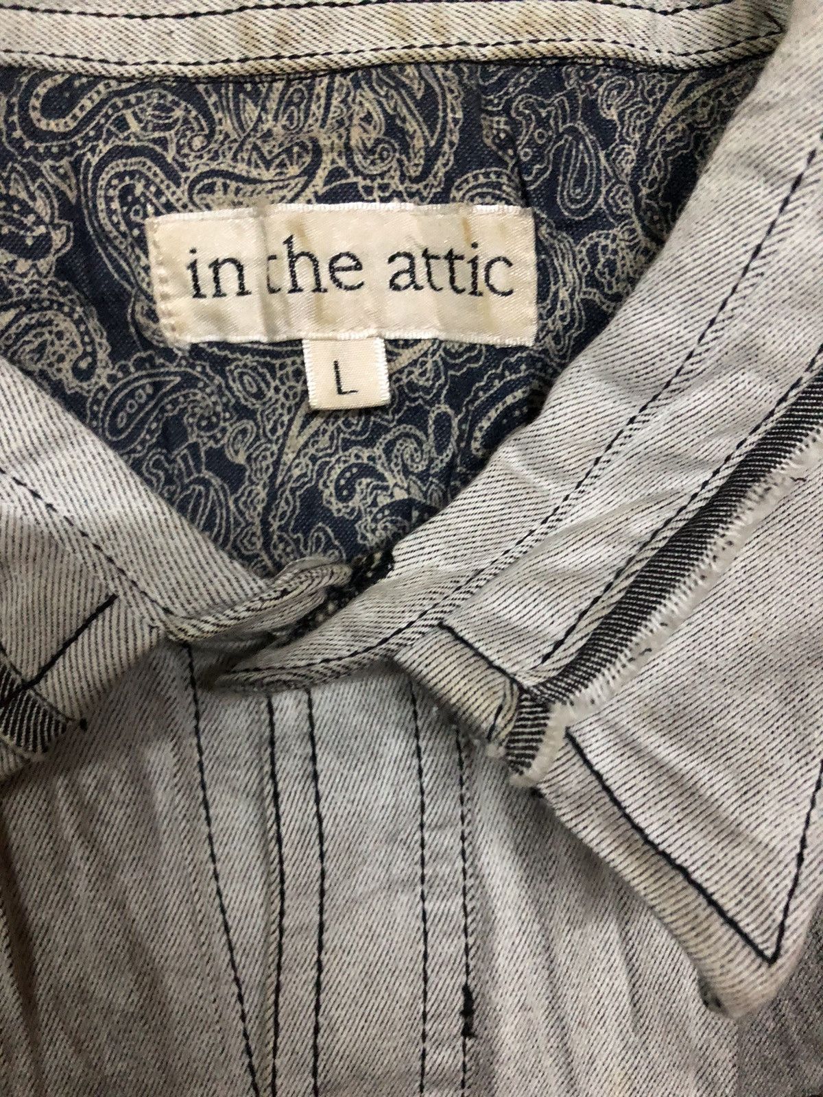 In The Attic × Japanese Brand In the Attic punk rockabilly Button Ups Jacket shirt Size US S / EU 44-46 / 1 - 3 Thumbnail