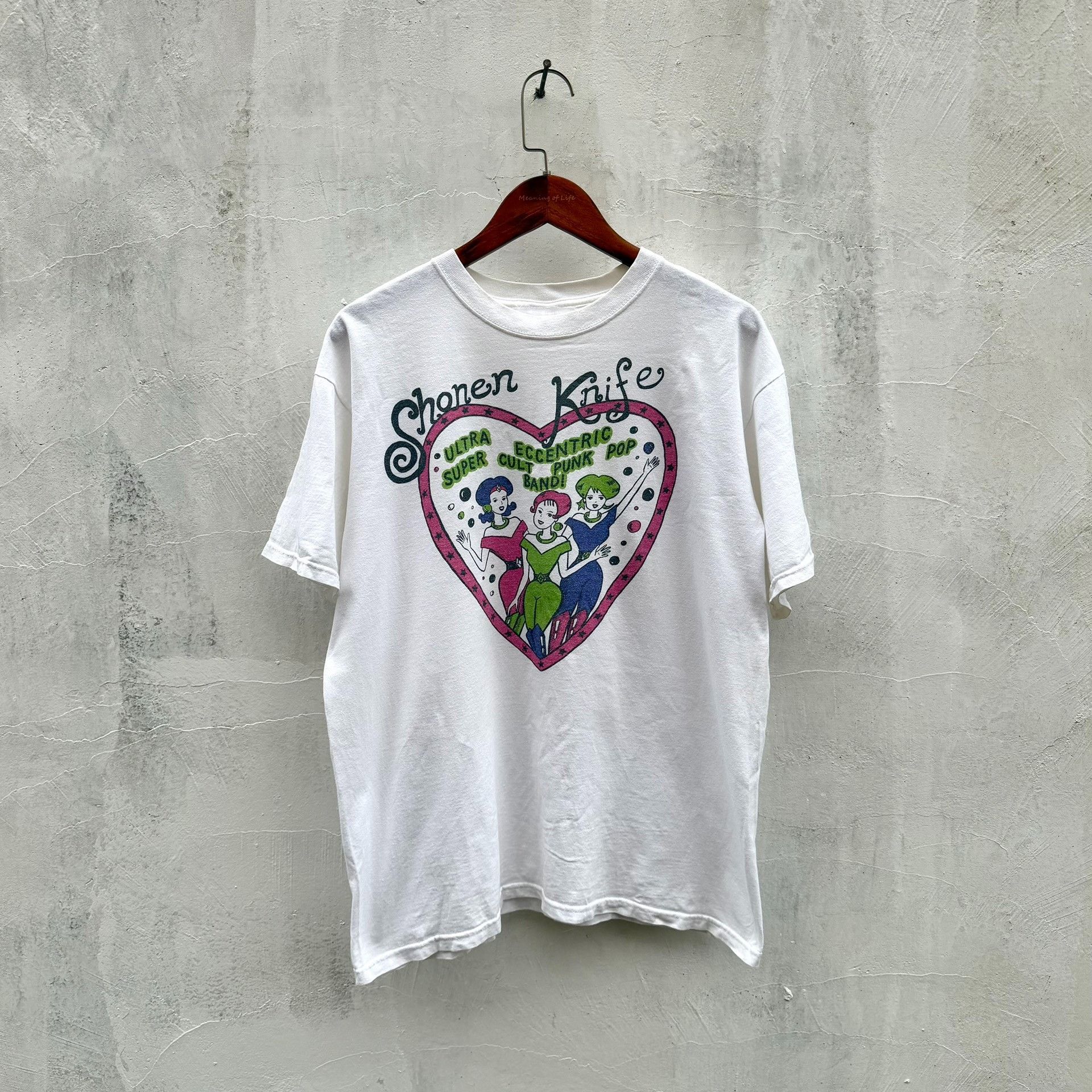 Vintage Vintage Shonen Knife 00s Band Tee Size US M / EU 48-50 / 2 - 1 Thumbnail