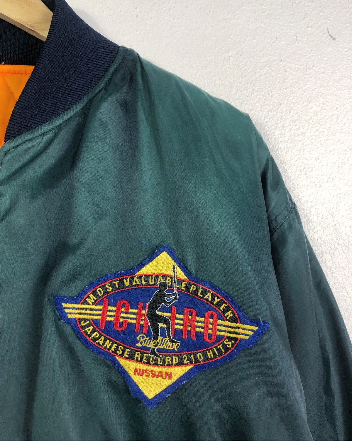 MLB Rare MLB Seattle Mariners Ichiro Suzuki Bomber Jacket Size US XL / EU 56 / 4 - 3 Thumbnail