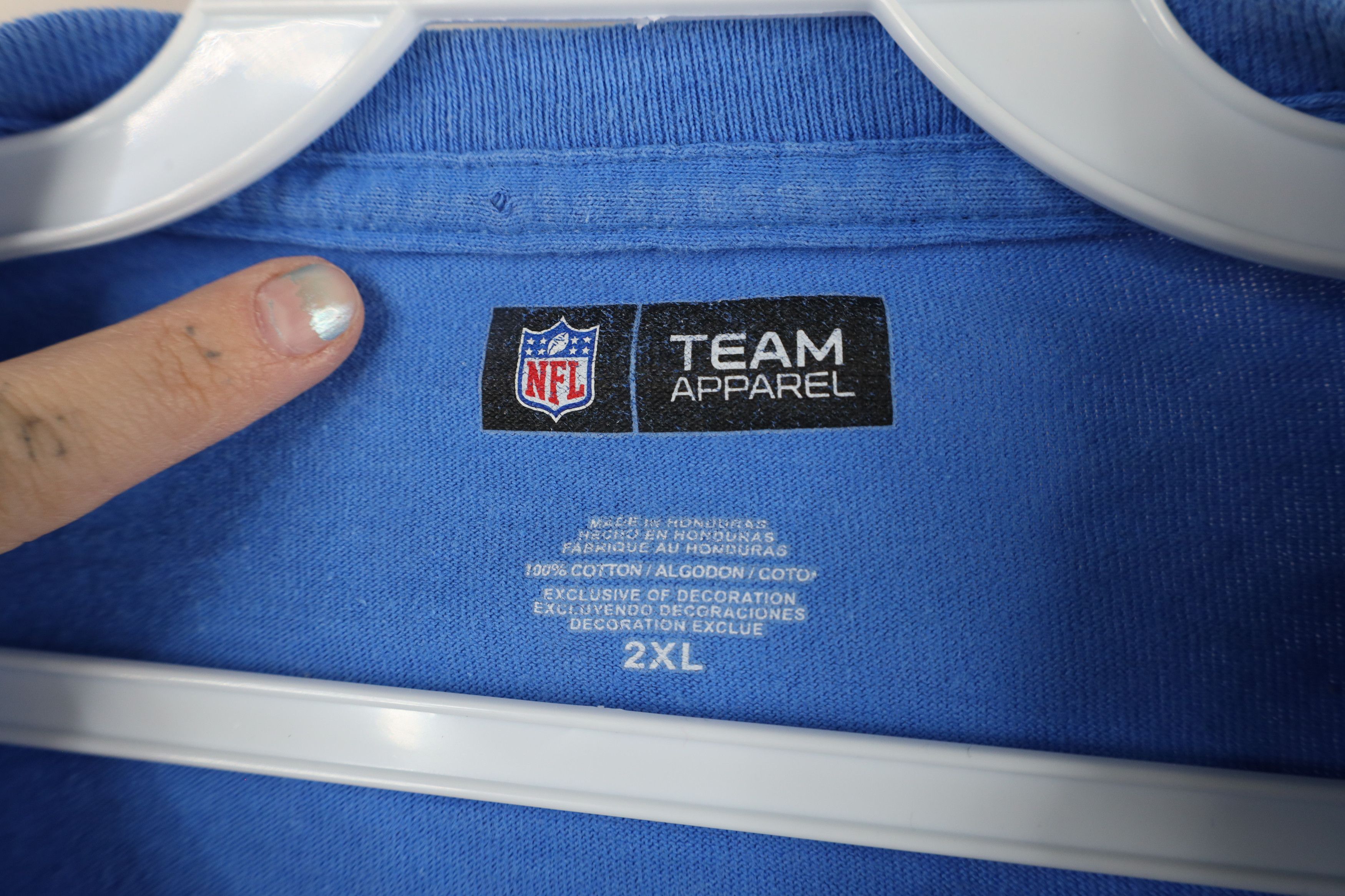 Vintage Vintage Out Detroit Lions Football Long Sleeve T-Shirt Blue Size US XXL / EU 58 / 5 - 4 Thumbnail