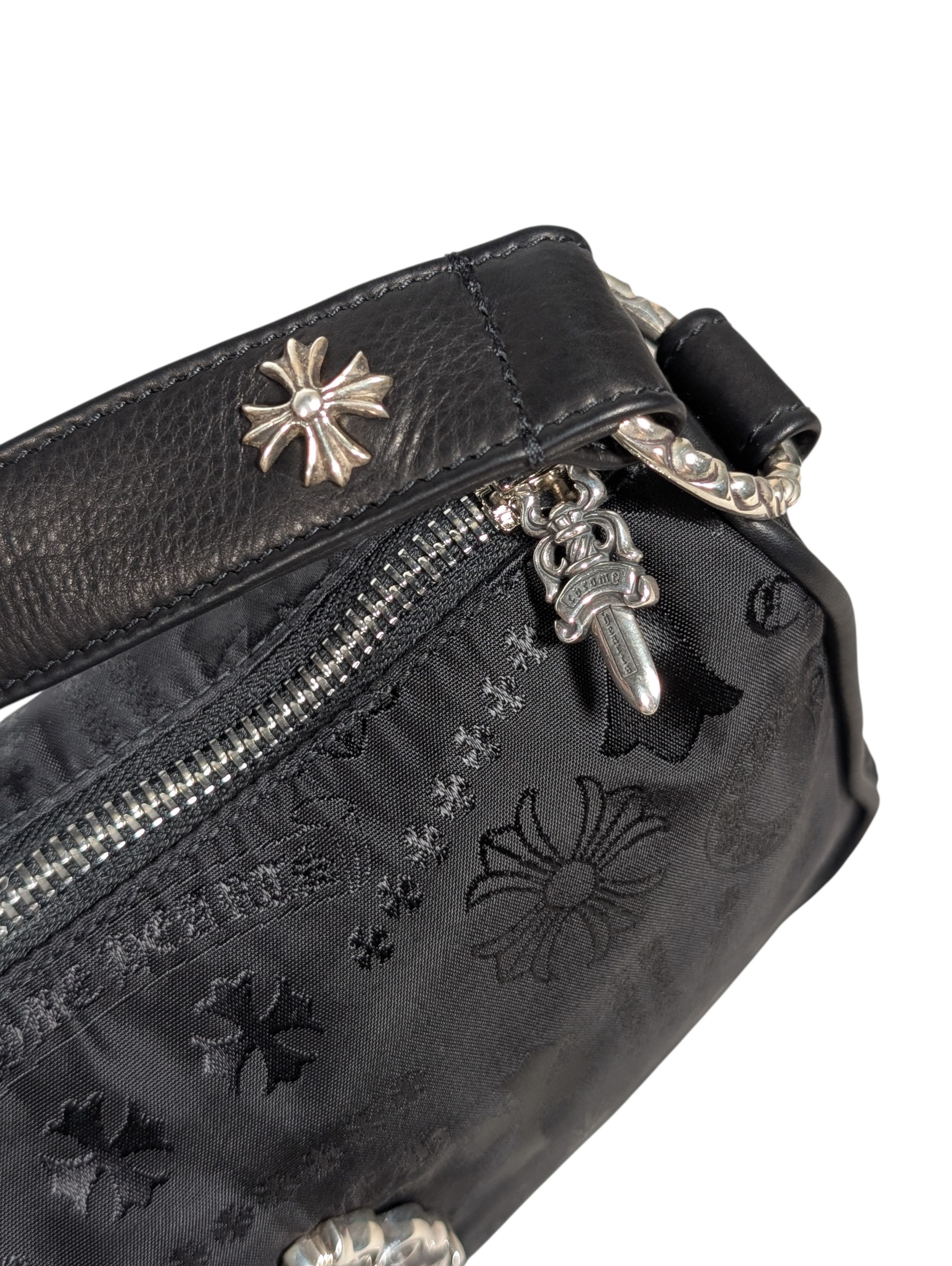 Chrome Hearts Chrome Hearts Stencil Chicken Nugget Bag NylonBlack Size ONE SIZE - 3 Thumbnail