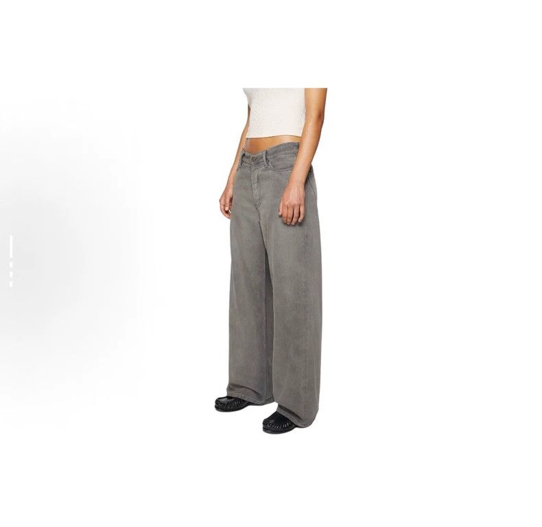 Acne Studios acne studios size:34 Solid-colored loose straight-leg jean Size 31" - 2 Thumbnail