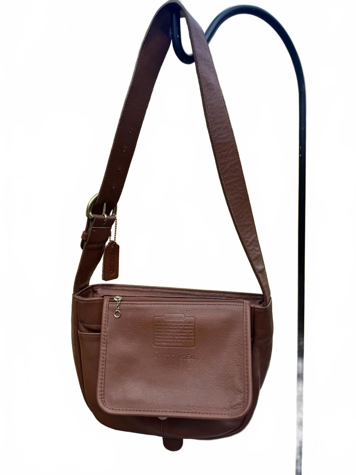 Coach Vintage 90's Coach Brown Leather Women's Shoulder Bag Size ONE SIZE - 3 Thumbnail