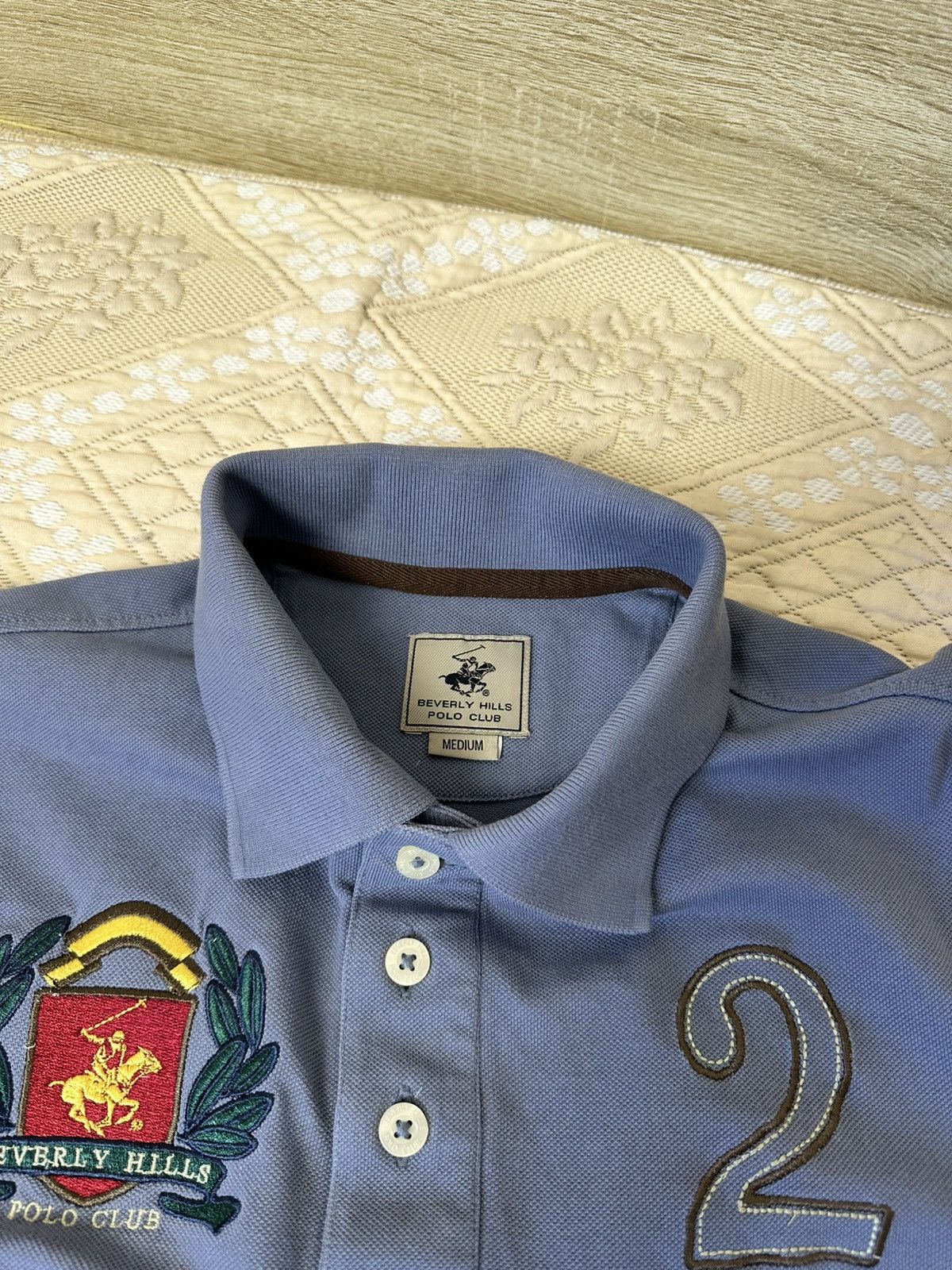 Beverly Hills Polo Club 🔥 Beverly Hills Polo Club Chief Keef Y2K Rugby T Shirt Size US M / EU 48-50 / 2 - 3 Thumbnail