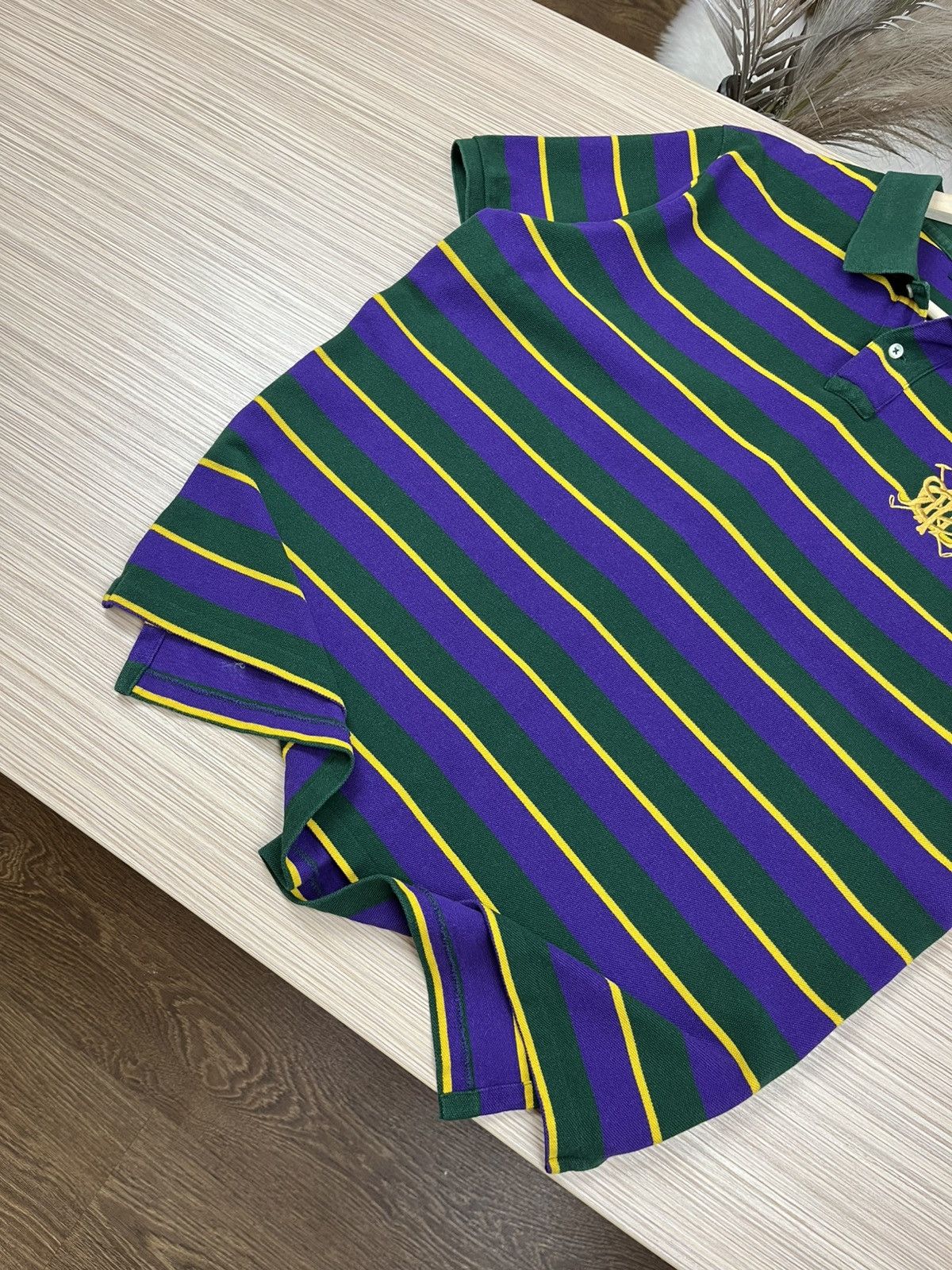 Polo Ralph Lauren × Vintage Vintage Polo Ralph Lauren Big Logo Rugby Polo Shirt 90s Size US XL / EU 56 / 4 - 5 Thumbnail