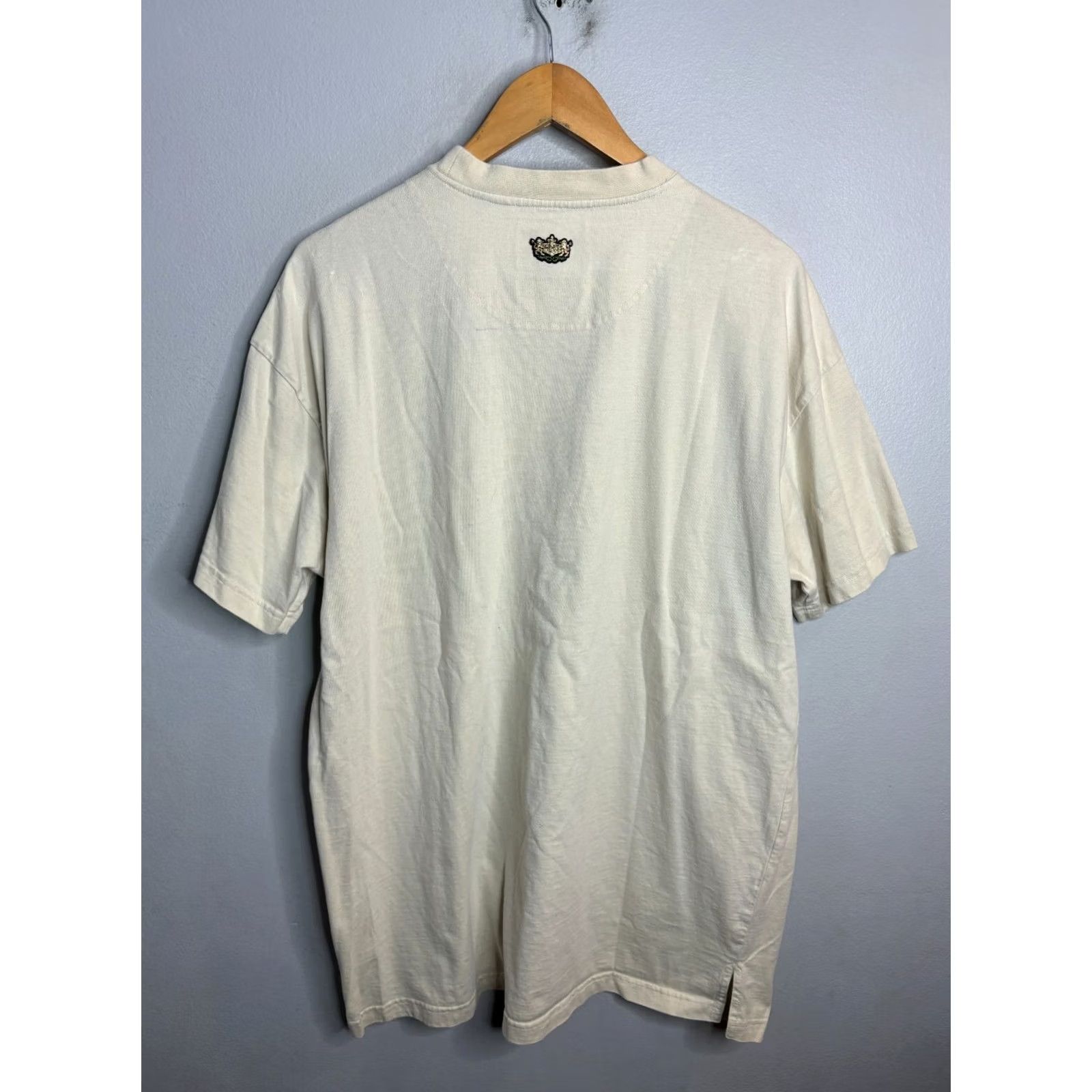 Akademiks VINTAGE Akademiks Tee T-Shirt Crew Neck S/S Men's XL Beige 1366 Graphic Print Music Logo T-Shirt Mens Size US XL / EU 56 / 4 - 4 Thumbnail