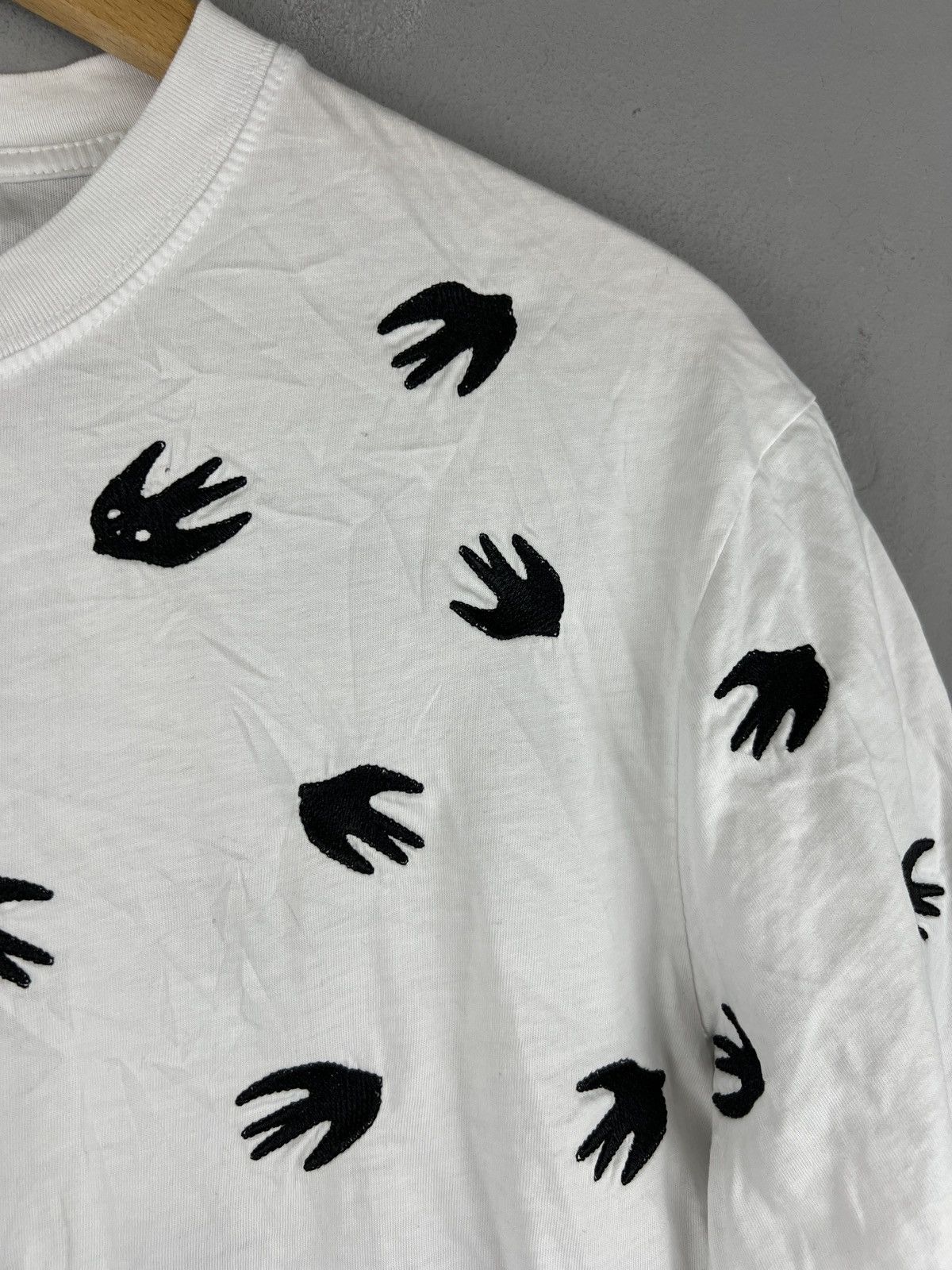 Alexander McQueen MCQ Multiple Birds t shirt Size US L / EU 52-54 / 3 - 5 Thumbnail
