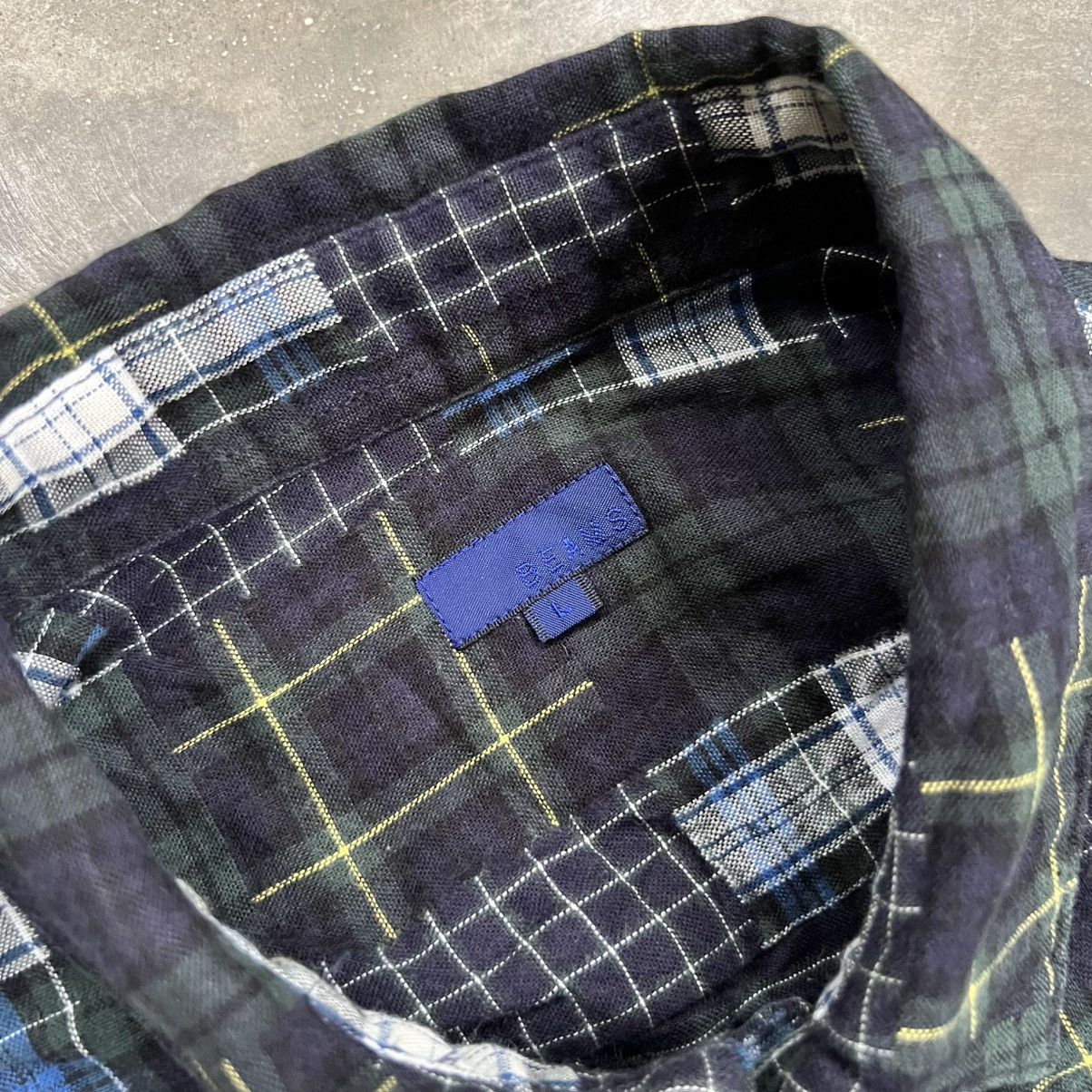 Beams Plus Beams Patchwork Flannel Long Sleeve Shirt Size US L / EU 52-54 / 3 - 5 Thumbnail