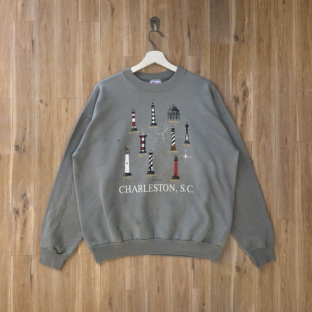 Vintage Vintage Charleston S.C. Pullover Sweatshirt Size US L / EU 52-54 / 3 - 1 Thumbnail