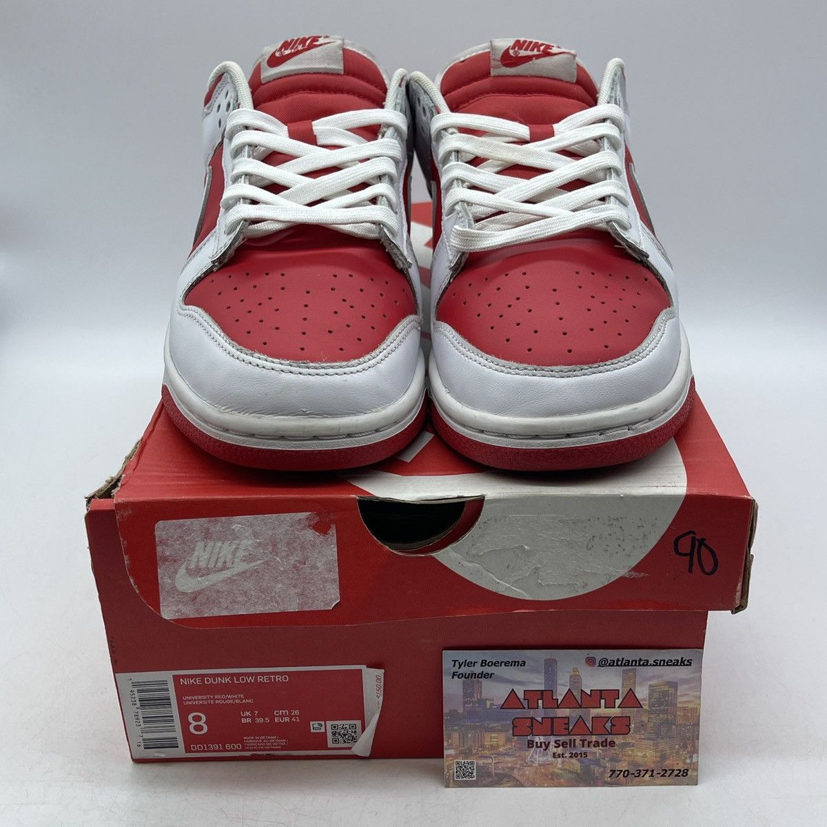 Nike Dunk low Championship red Size US 8 / EU 41 - 2 Thumbnail