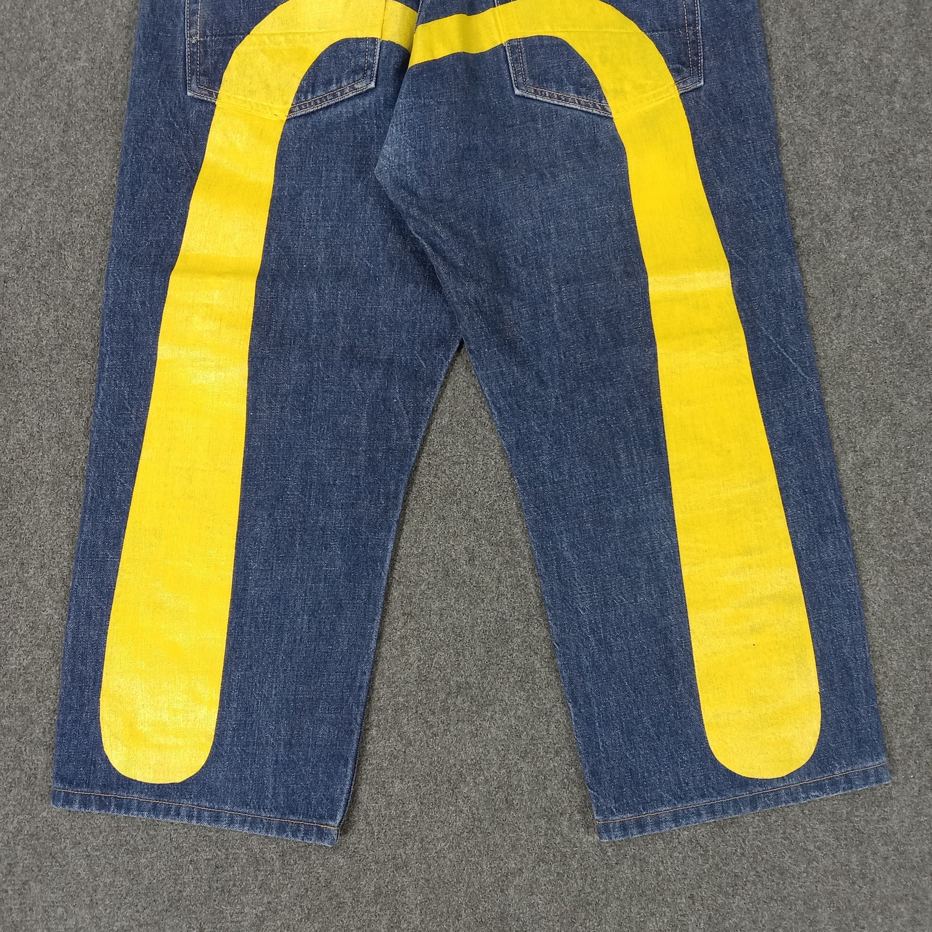 Evisu Evisu Japanese Brand Daicock Custom Art Baggy Denim Jeans Size US 34 / EU 50 - 4 Thumbnail
