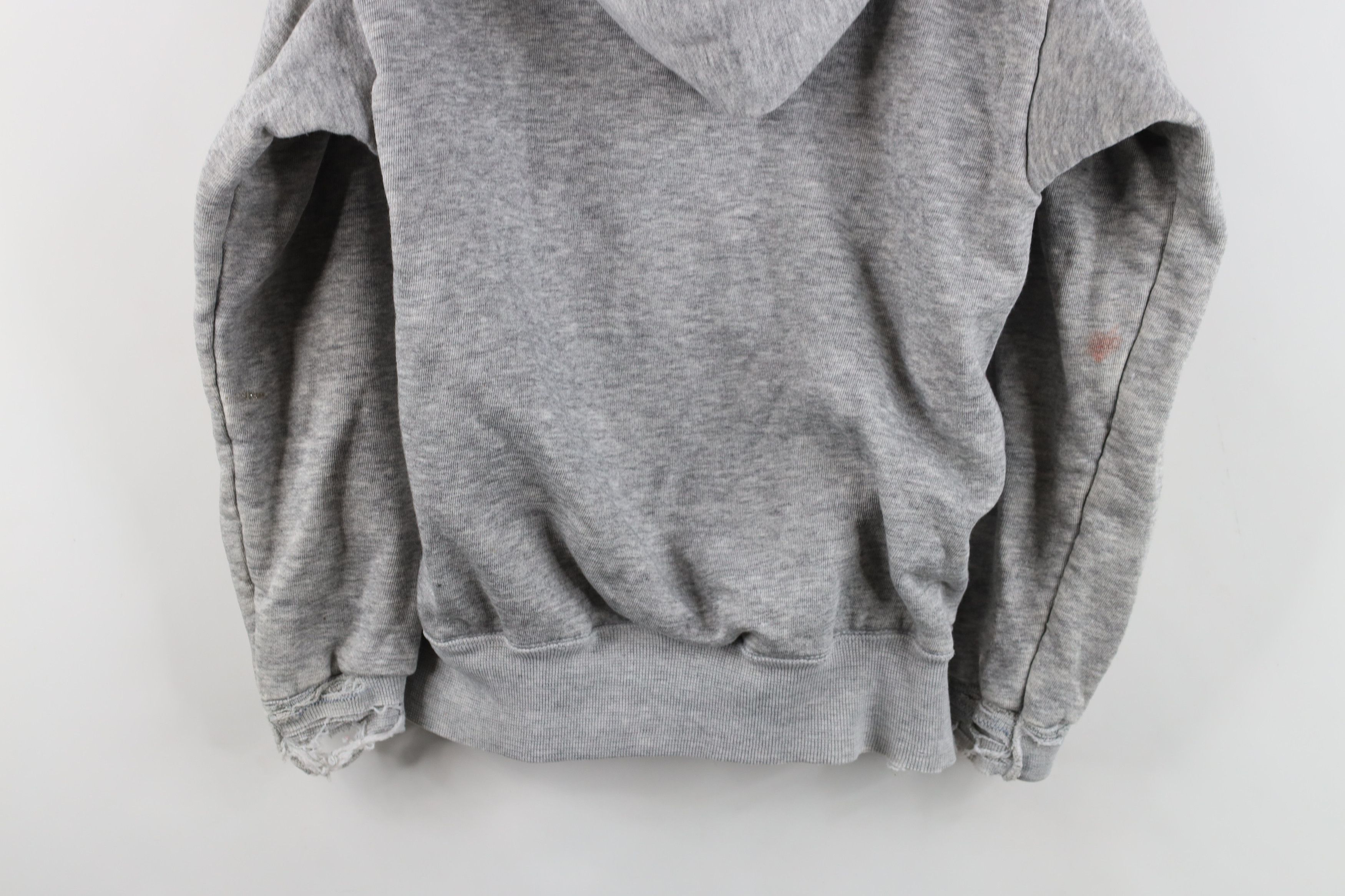 Vintage Vintage 70s Streetwear Lined Blank Triblend Hoodie USA Size M / US 6-8 / IT 42-44 - 15 Thumbnail