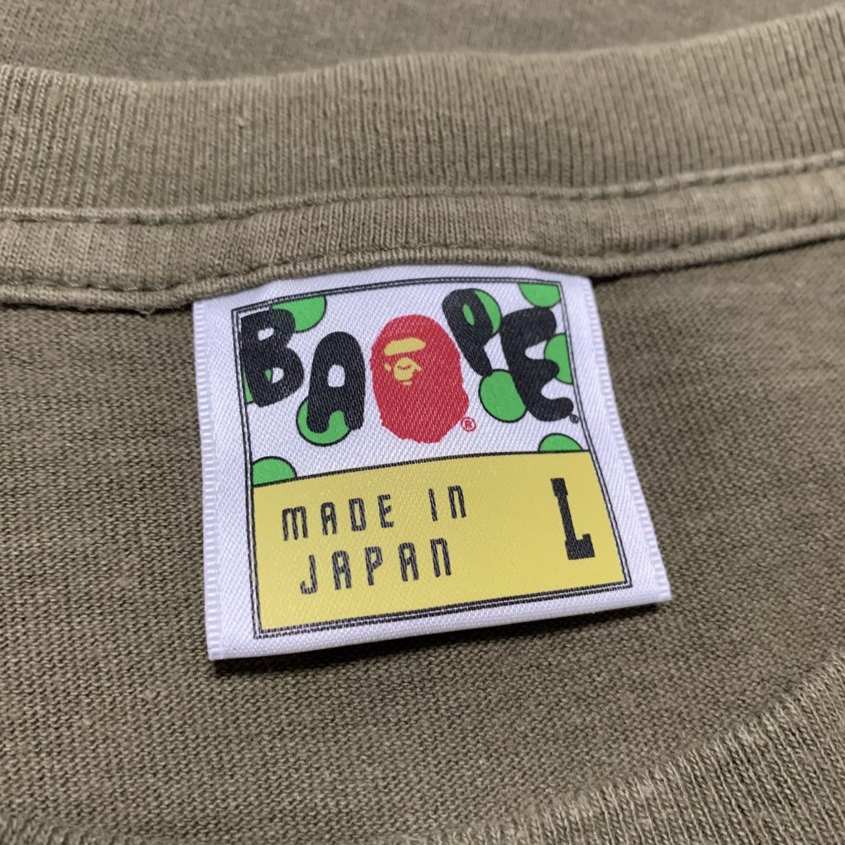 Bape Bape Large Busy Works Tiger Camo Green Tee A Bathing Ape Size US L / EU 52-54 / 3 - 4 Thumbnail