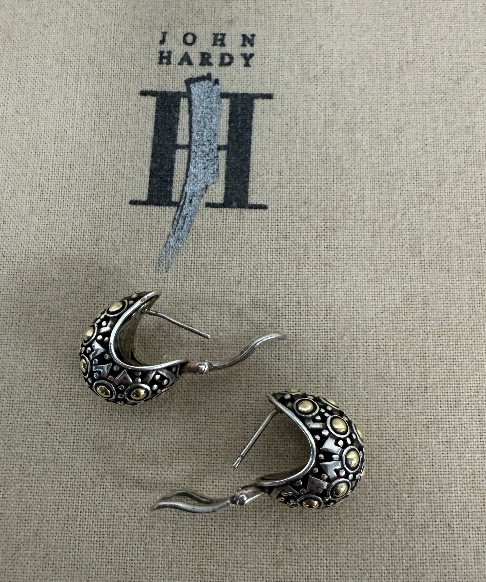 John Hardy John Hardy .925 & 18K Jaisalmer Dot Earrings Size ONE SIZE - 5 Thumbnail