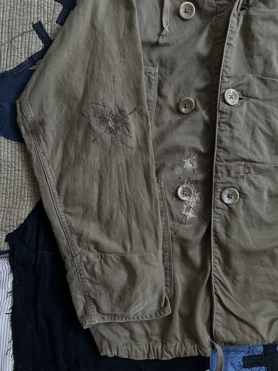 Kapital Rare* Vintage Kapital Sashiko Ringcoat by Kiro Hirata Size US XL / EU 56 / 4 - 15 Thumbnail