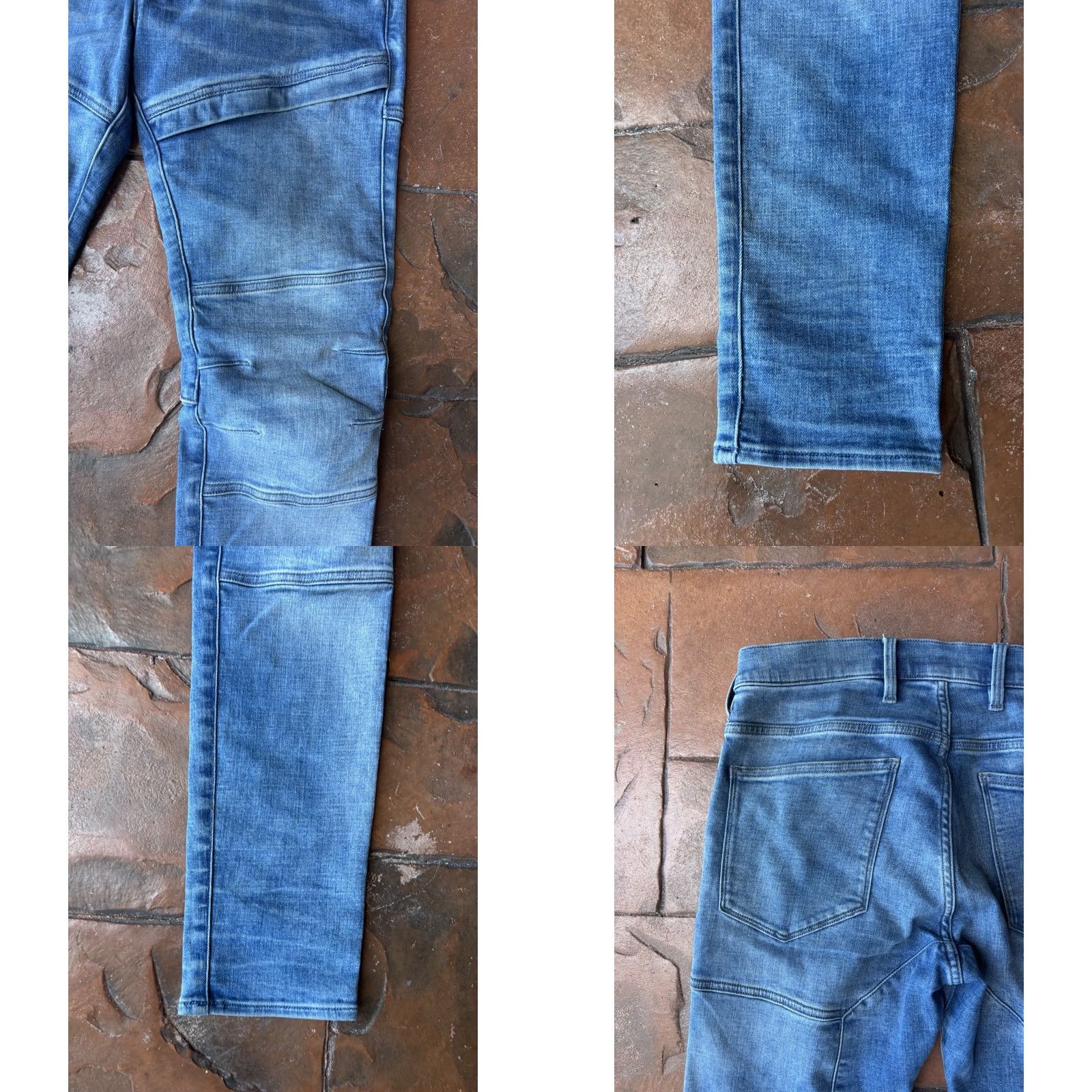 G-Star G-Star Raw Rackham 3-D Skinny Jeans Men’s 30x32 Moto Biker Rockabilly Size US 30 / EU 46 - 8 Thumbnail