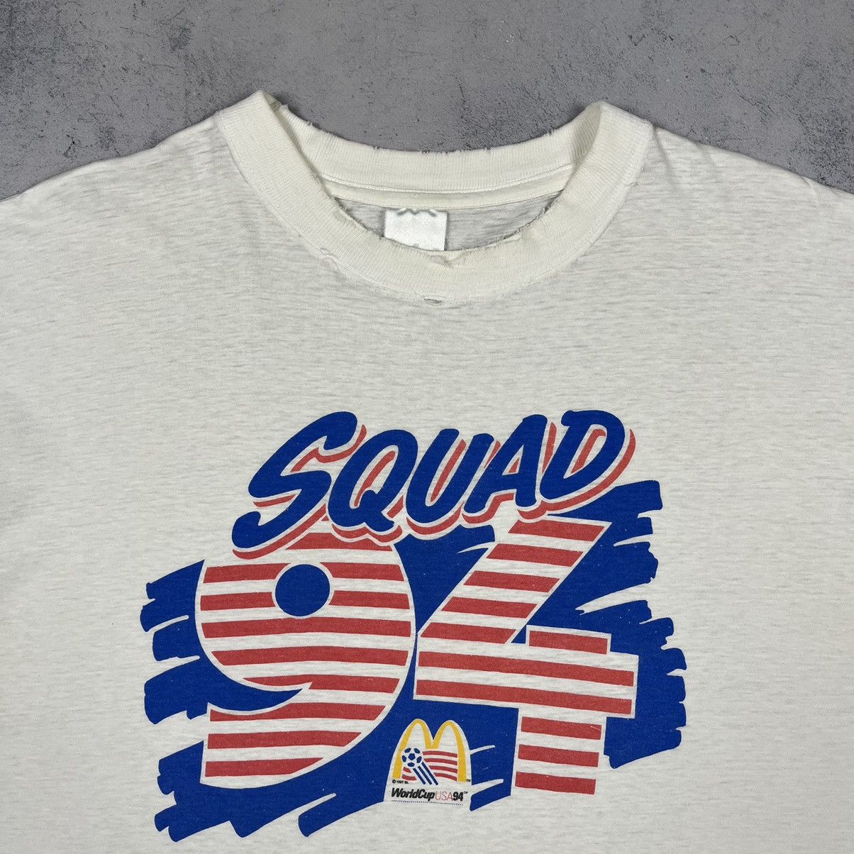 Vintage Vintage Fifa World Cup Squad 94 McDonalds tee 1992 Size US XL / EU 56 / 4 - 3 Thumbnail