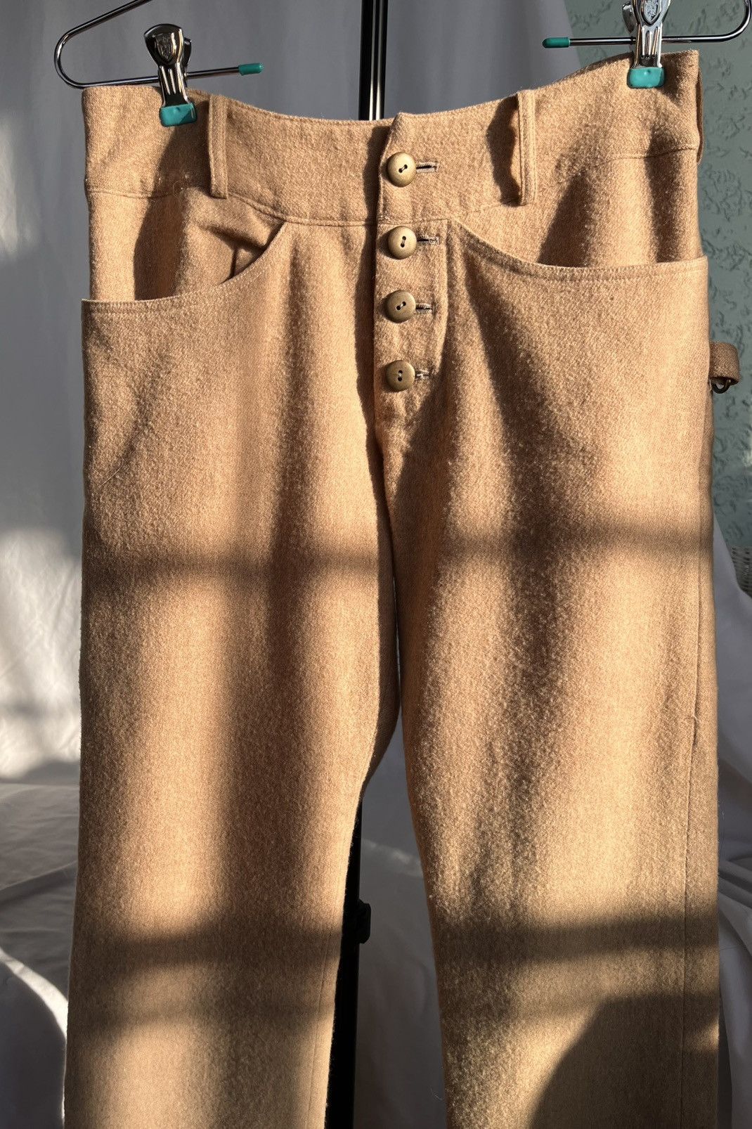 Beauty Beast Beauty:Beast cool pocket wool khaki tapered trouser Size US 29 - 8 Thumbnail