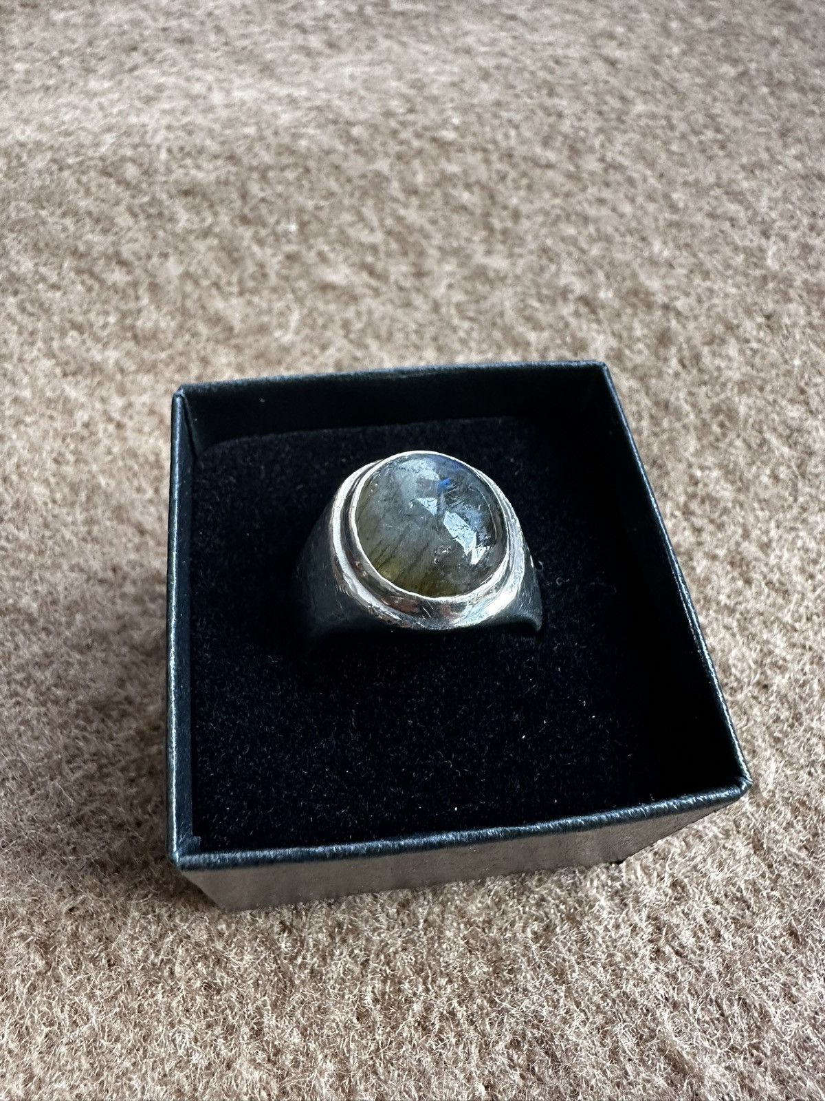Other MAPLE Tommy Signet Ring - Labradorite Insert - US10 19mm Size ONE SIZE - 4 Thumbnail