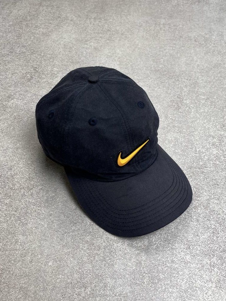 Nike × Vintage Vintage Nike Swoosh Central Logo Y2K Cap Size ONE SIZE - 1 Thumbnail