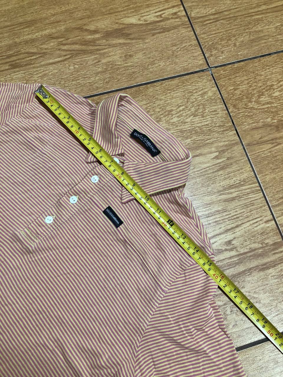 Dolce & Gabbana DOLCE GABBANA VINTAGE CASUAL STRIPED POLO Size US M / EU 48-50 / 2 - 9 Thumbnail