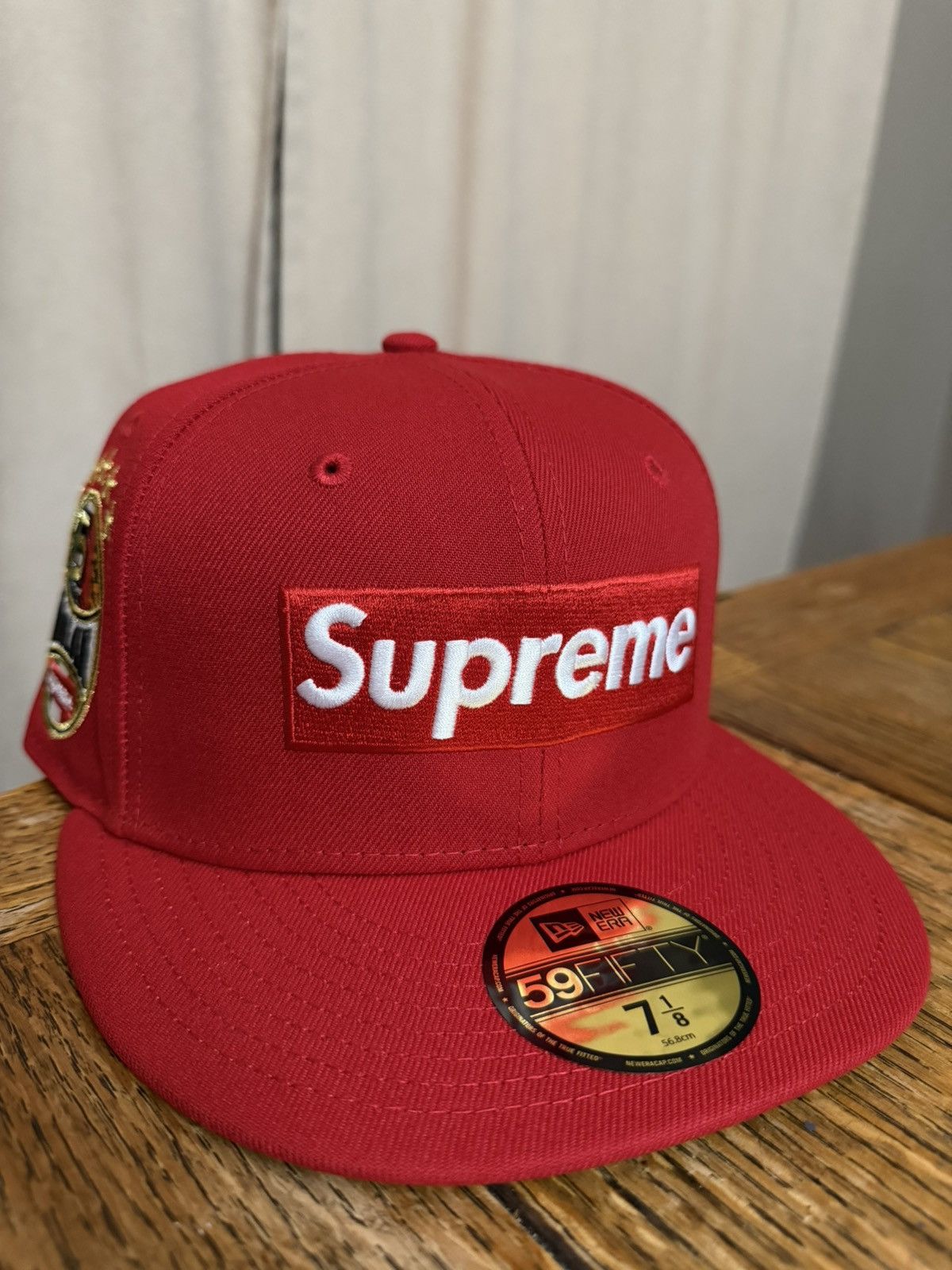 New Era × Supreme Supreme Box Logo New Era 2018 Red Mesh Fitted