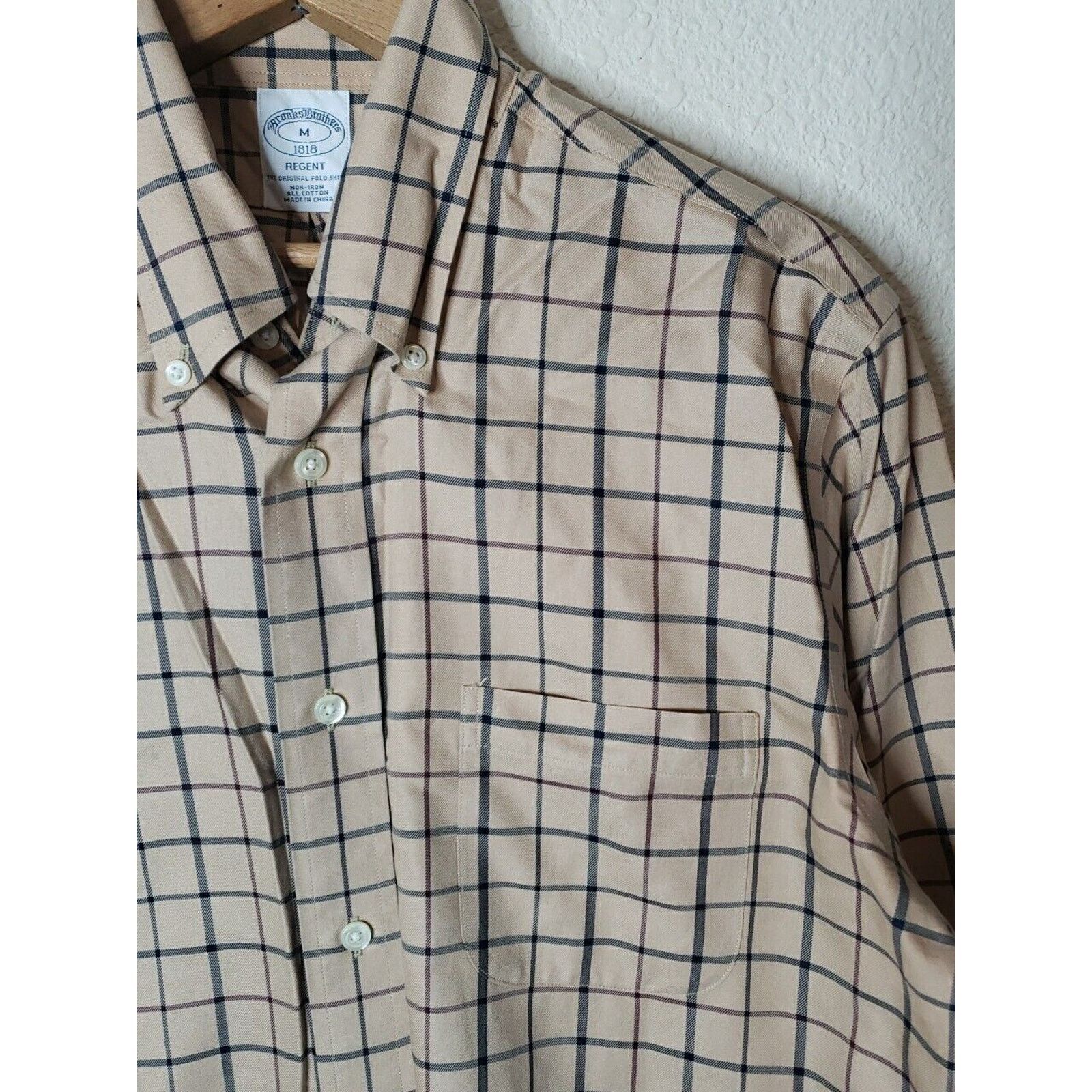 Brooks Brothers BROOKS BROTHERS Button Down Size Medium Checkered Cotton Size US L / EU 52-54 / 3 - 3 Thumbnail