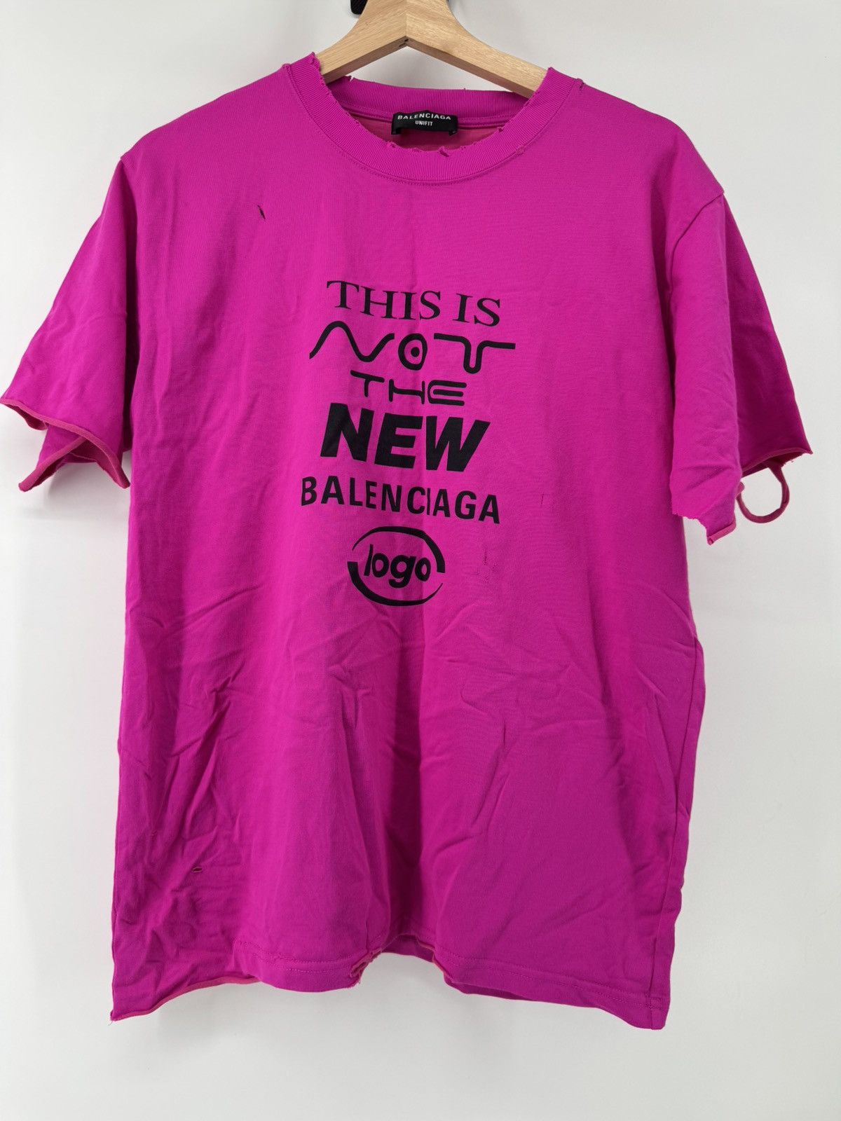 Balenciaga Balenciaga This Is Not The New Balenciaga T-Shirt Size Large Size US L / EU 52-54 / 3 - 1 Thumbnail