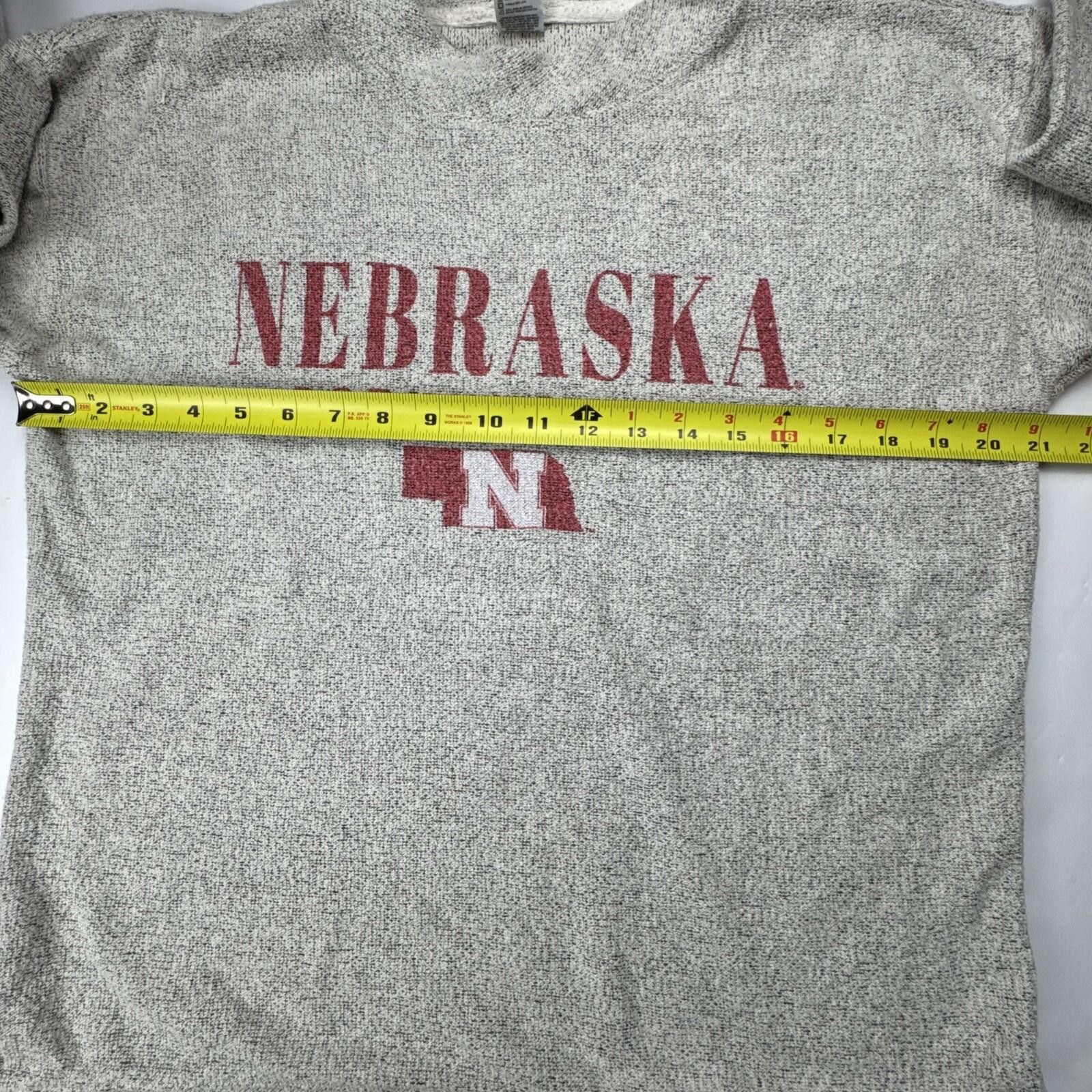 Other Bottom Drawers Nebraska Cornhuskers Marl Knit Sweatshirt Med Size M / US 6-8 / IT 42-44 - 3 Thumbnail