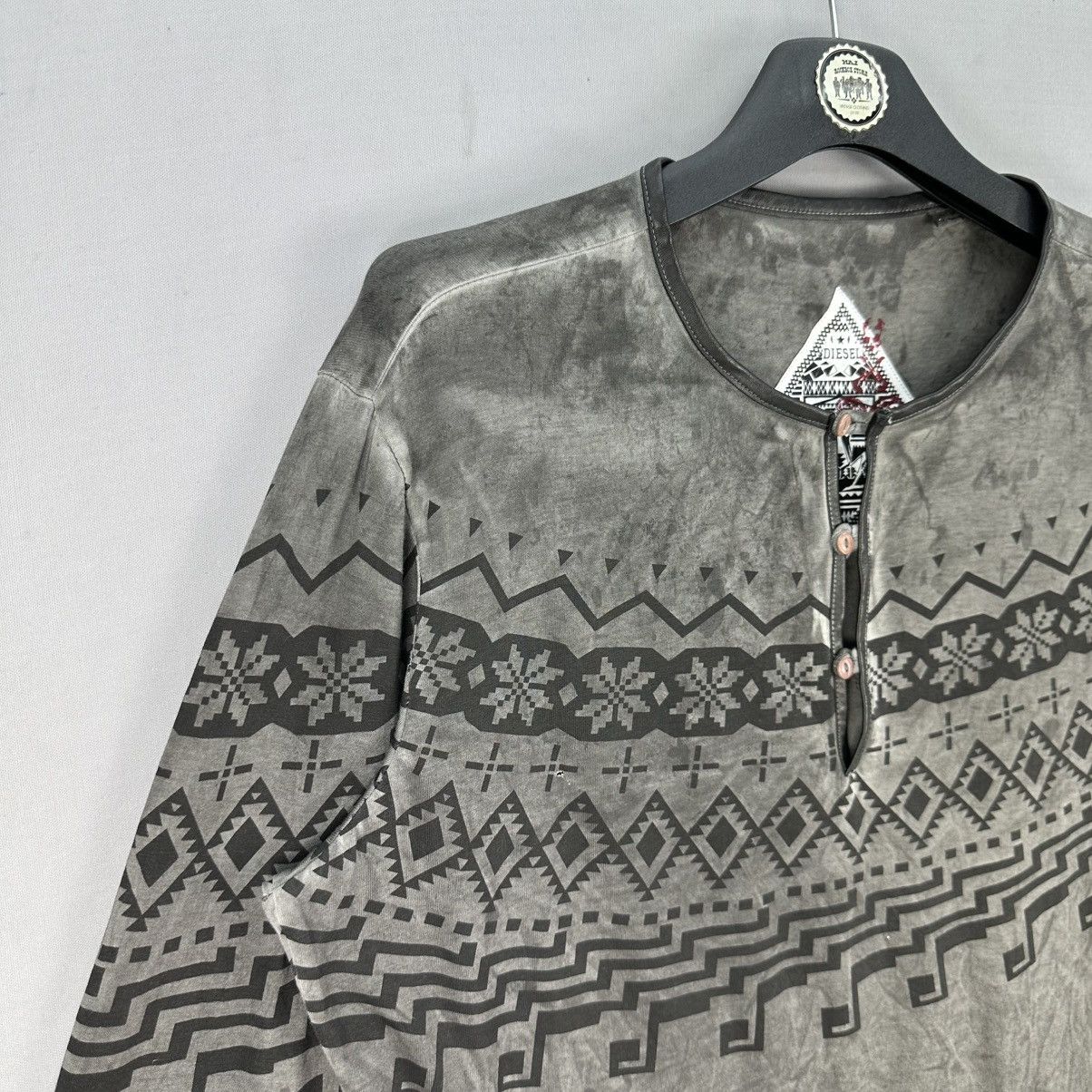Diesel Vintage Diesel Navajo Native Long Sleeve Tee Size US M / EU 48-50 / 2 - 2 Thumbnail
