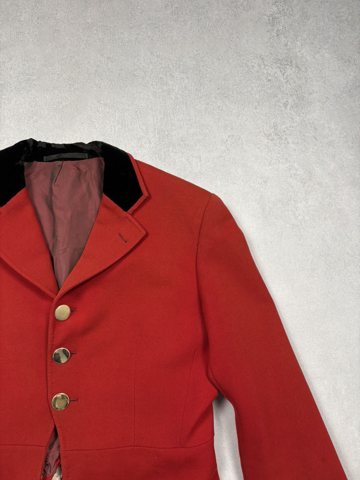 Vintage 50s Red Fox Hunting Riding Coat Equestrian Tailcoat PKZ 1995 Size US M / EU 48-50 / 2 - 3 Thumbnail