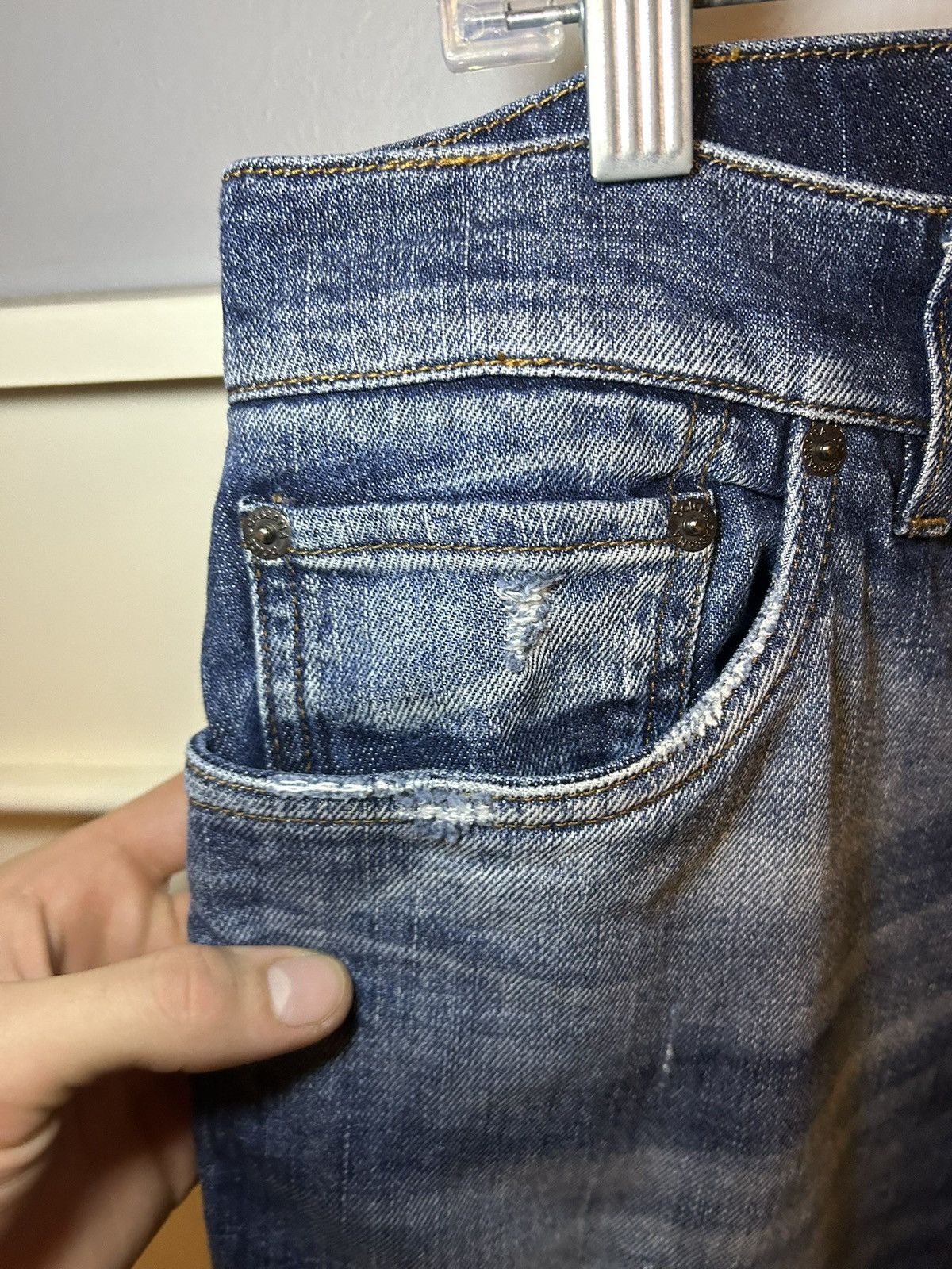 Dolce & Gabbana Vintage Dolce and Gabbana distressed slim skinny jeans Size US 34 / EU 50 - 18 Thumbnail