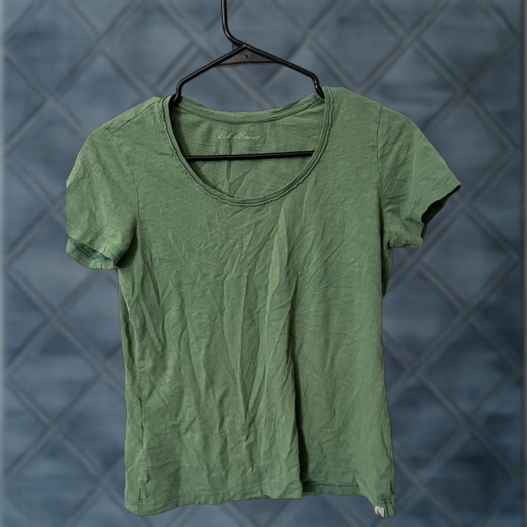 Eddie Bauer Eddie Bauer Shirt Women Petite PXS Green Short Sleeve Outdoor Hiking Womens Size XS / US 0-2 / IT 36-38 - 1 Thumbnail
