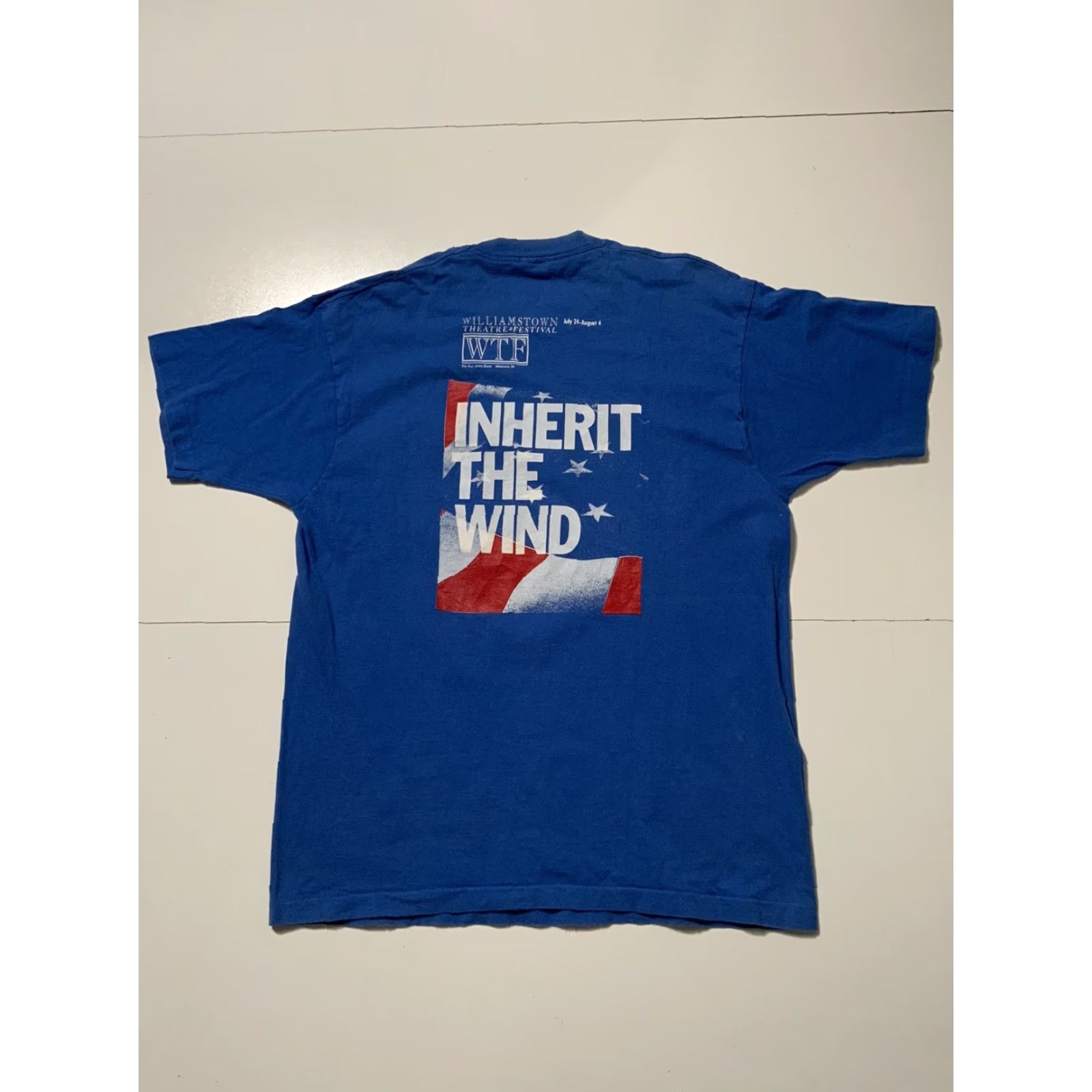 Vintage VINTAGE Williamstown Theatre Festival Inherit The Wind Single Stitch T-Shirt XL Size US XL / EU 56 / 4 - 2 Thumbnail