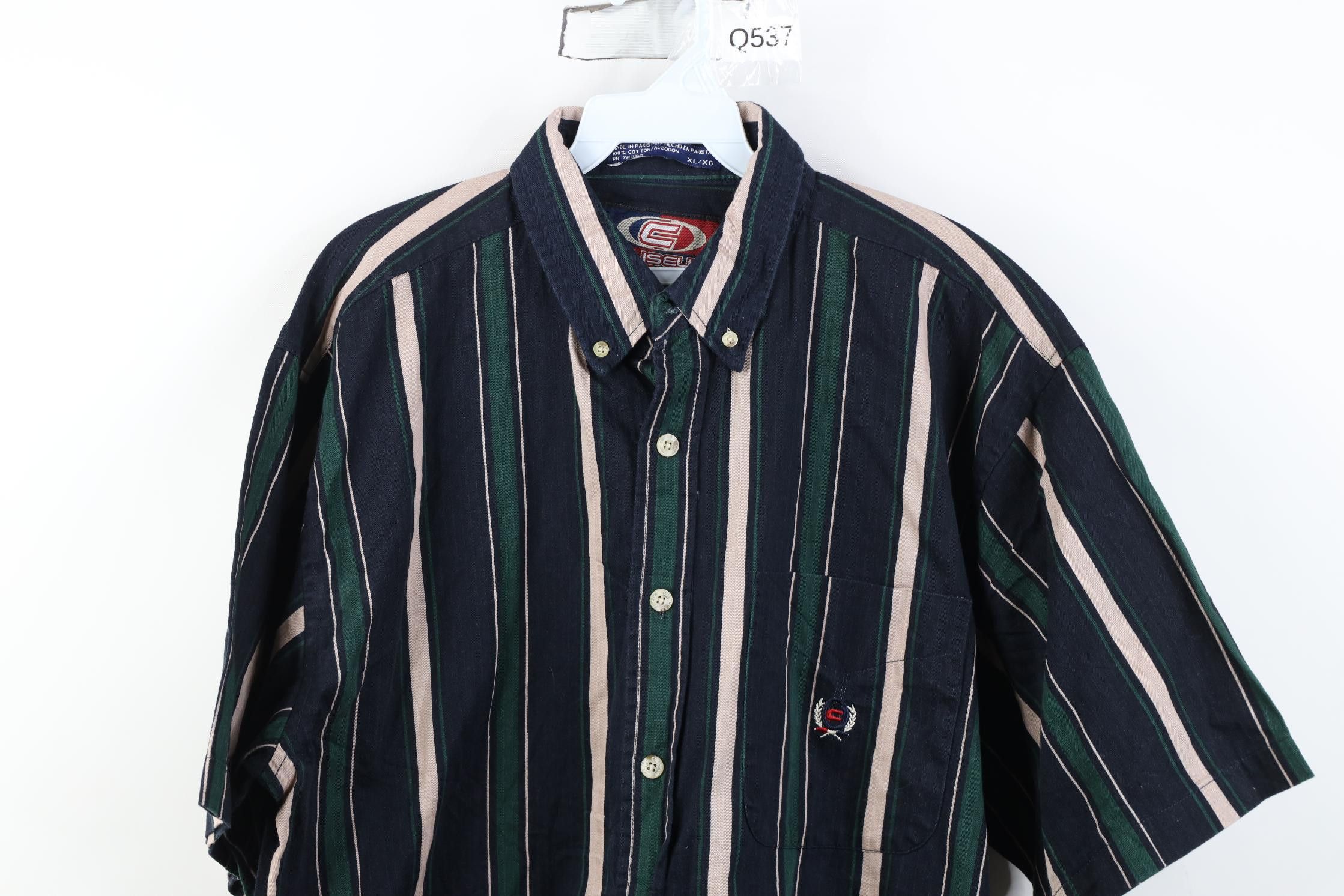 Vintage Vintage 90s Y2K Streetwear Block Collared Button Down Shirt Size US XL / EU 56 / 4 - 2 Thumbnail