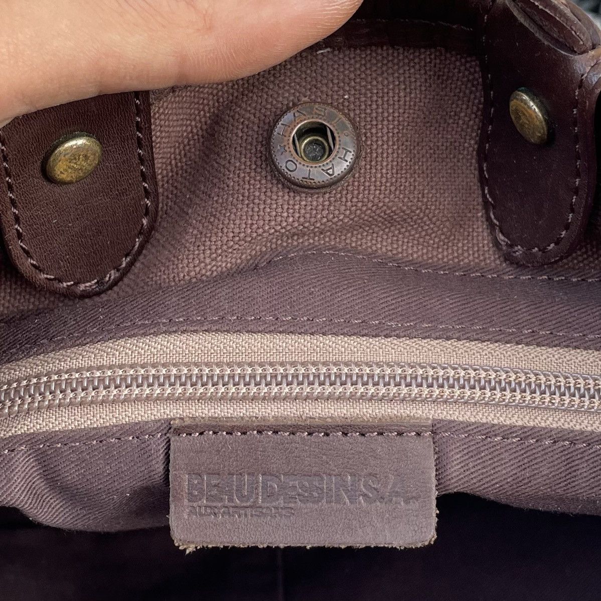 Designer × Japanese Brand Vintage BEAU DESSIN S.A Small Woven Leather Bag Size ONE SIZE - 6 Thumbnail