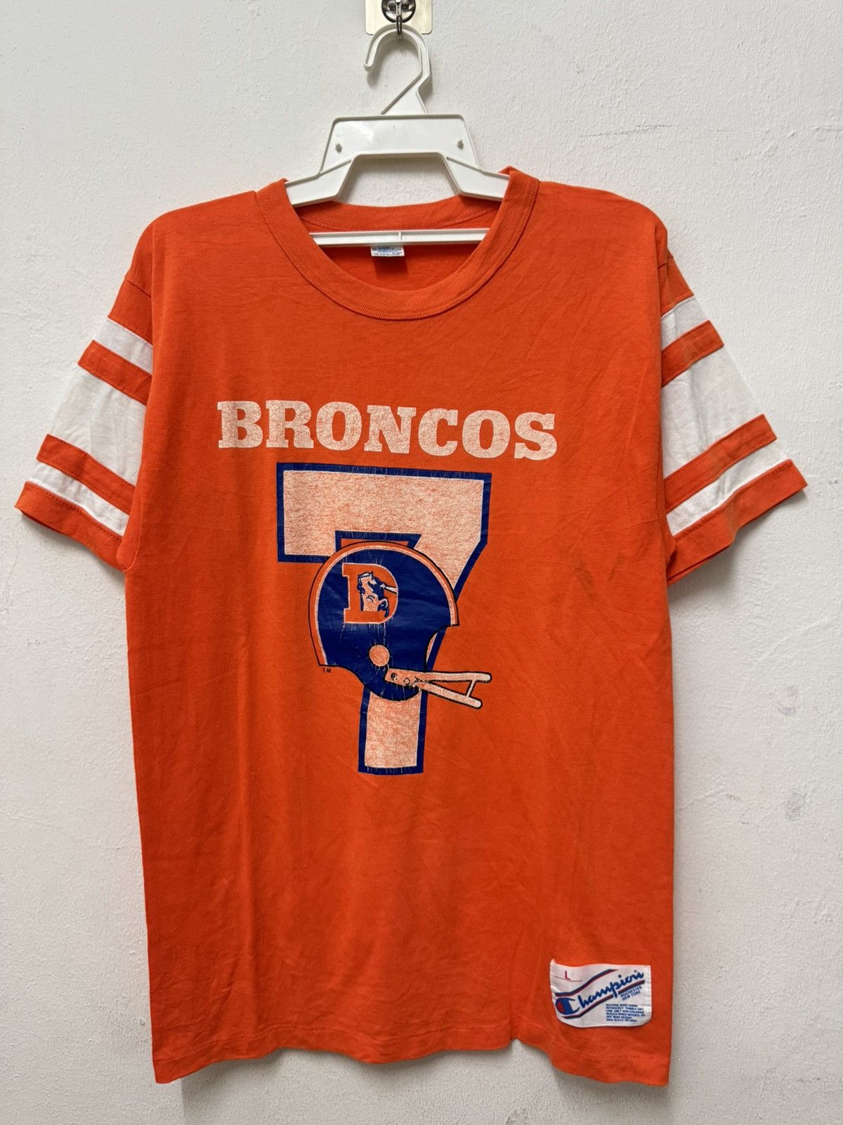 Champion Vintage 80’s Champion Broncos 7 Football American T shirt Size US L / EU 52-54 / 3 - 1 Thumbnail