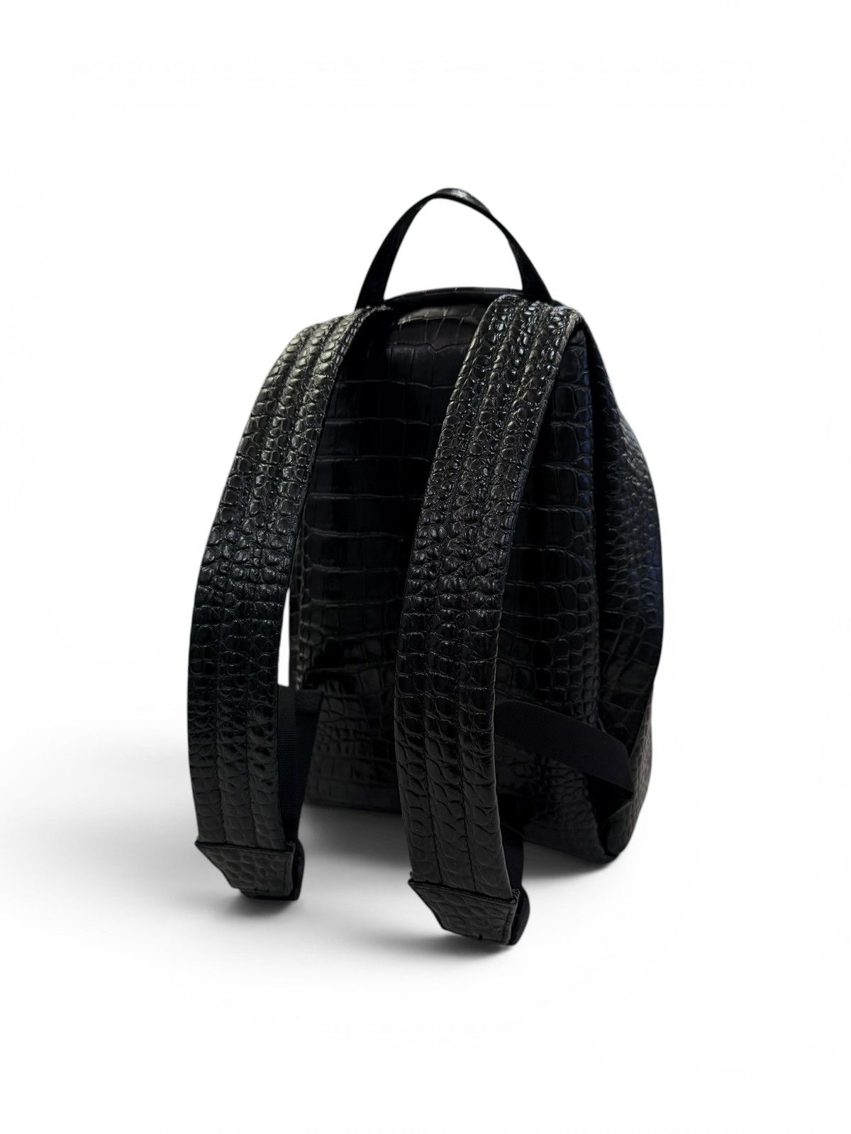 Balenciaga Balenciaga Black Crocodile Backpack Size ONE SIZE - 3 Thumbnail