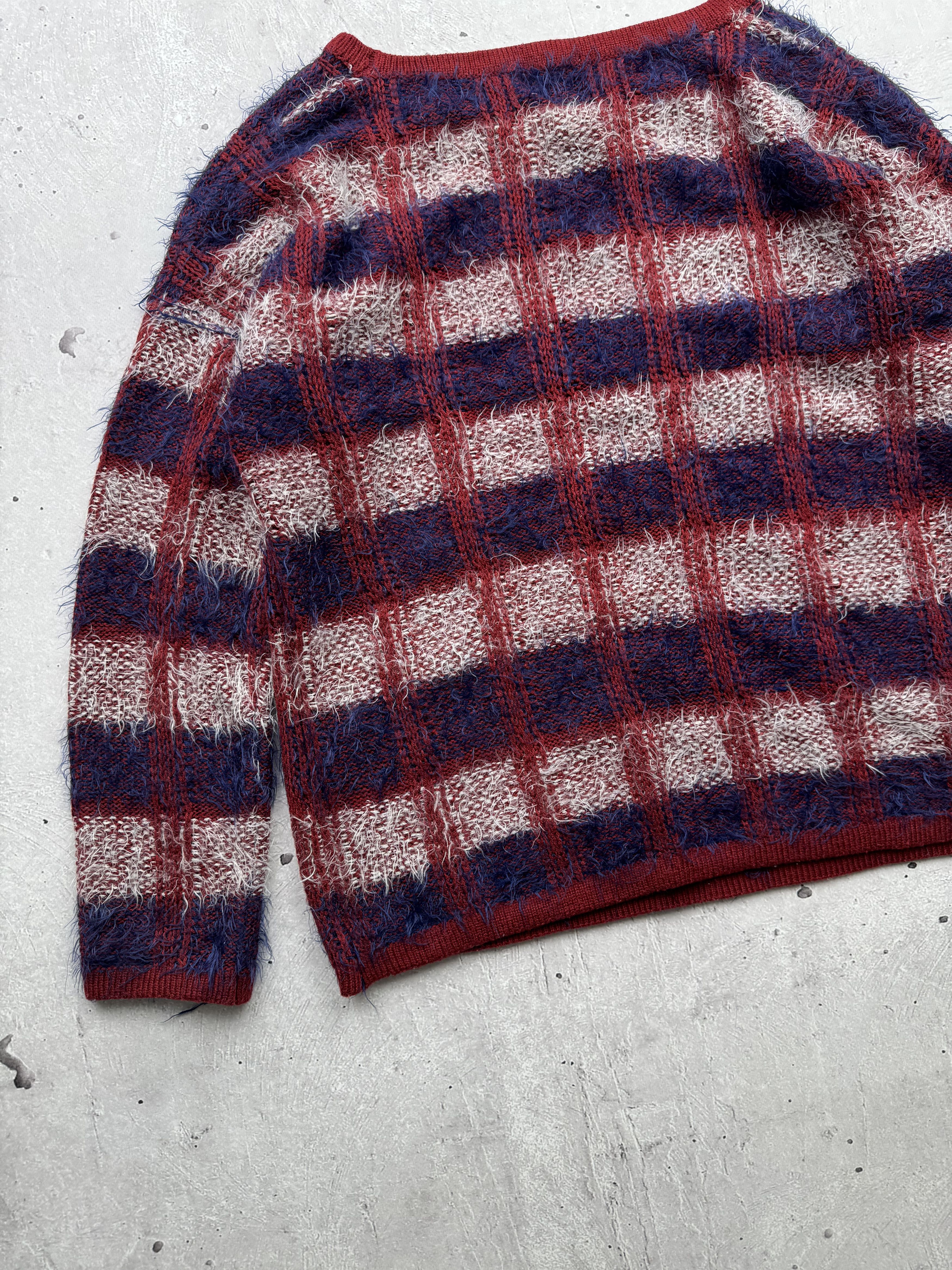 Japanese Brand × Vintage Vintage Fuzzy Sweater Size M / US 6-8 / IT 42-44 - 6 Thumbnail